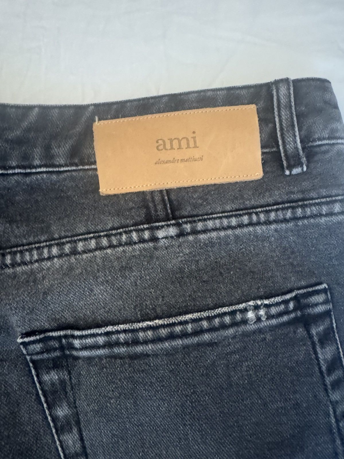 AMI Ami Straight Fit Jeans Size US 34 / EU 50 - 6 Thumbnail