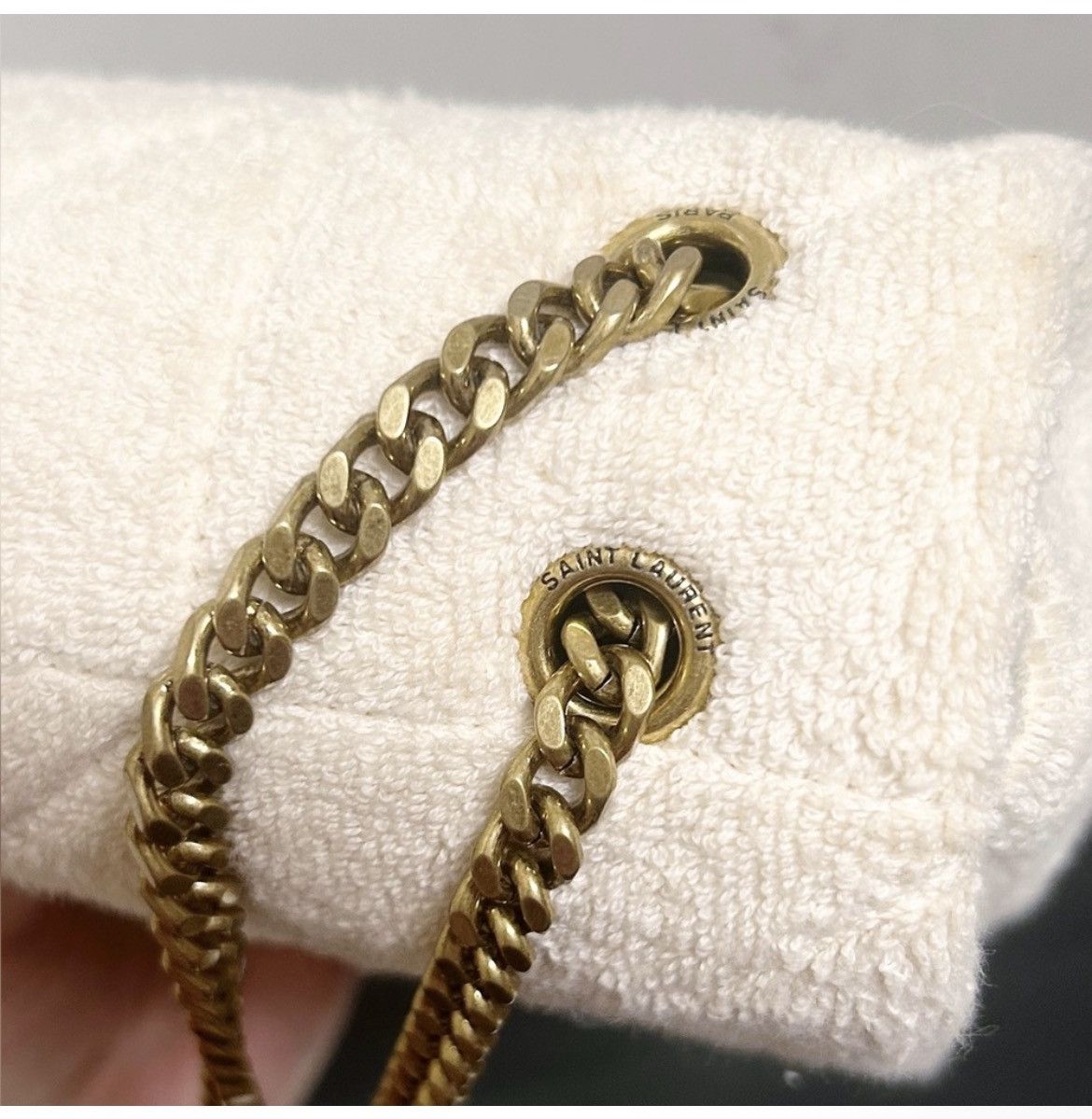 Saint Laurent Paris Authentic Saint Laurent Jamie Chain Ba Rive Gauche in Terry Size ONE SIZE - 4 Thumbnail