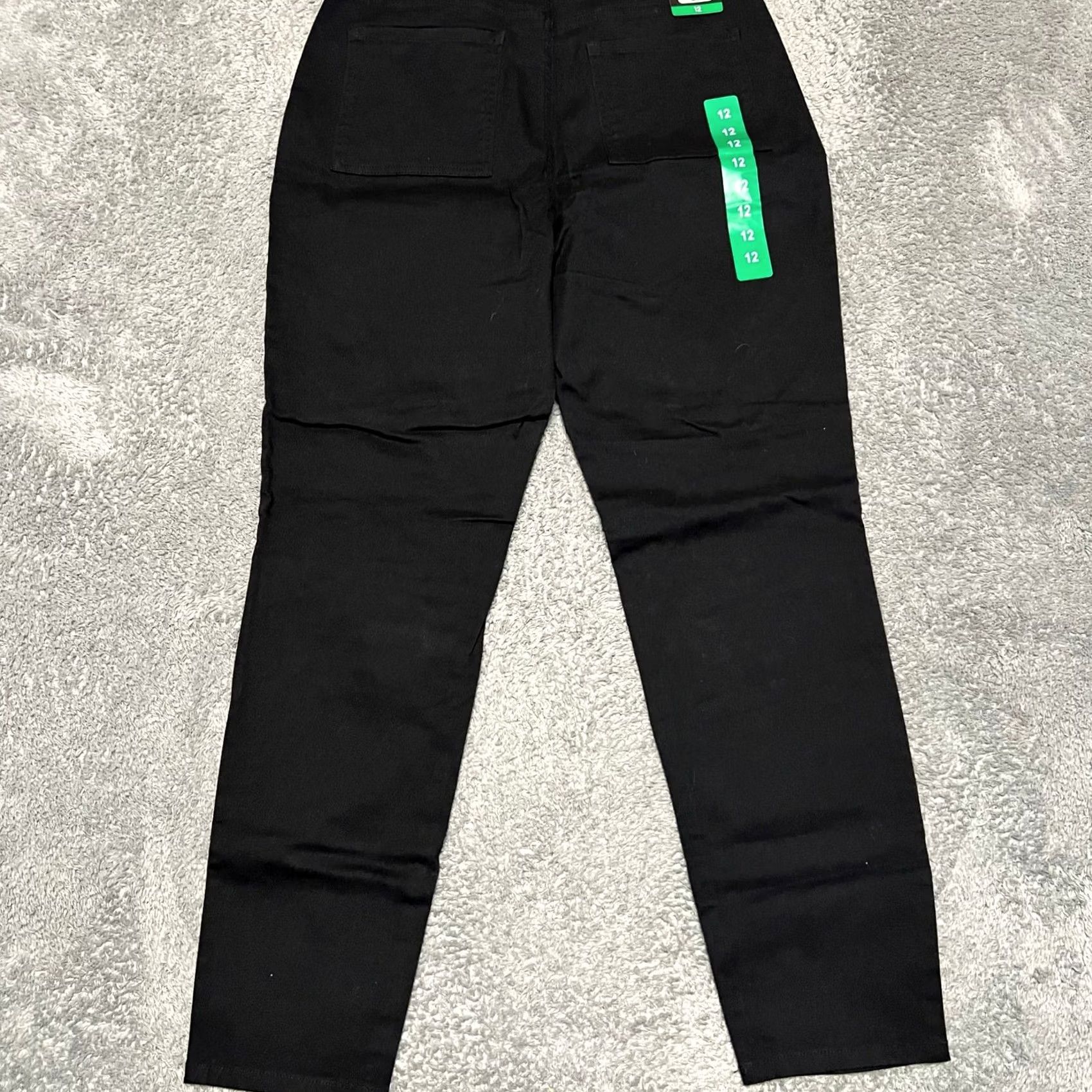 Banana Republic Banana Republic Pants Womens 12 Black High Rise Twill Ankle Office Casual Chino Size 34" / US 12 / IT 48 - 2 Thumbnail