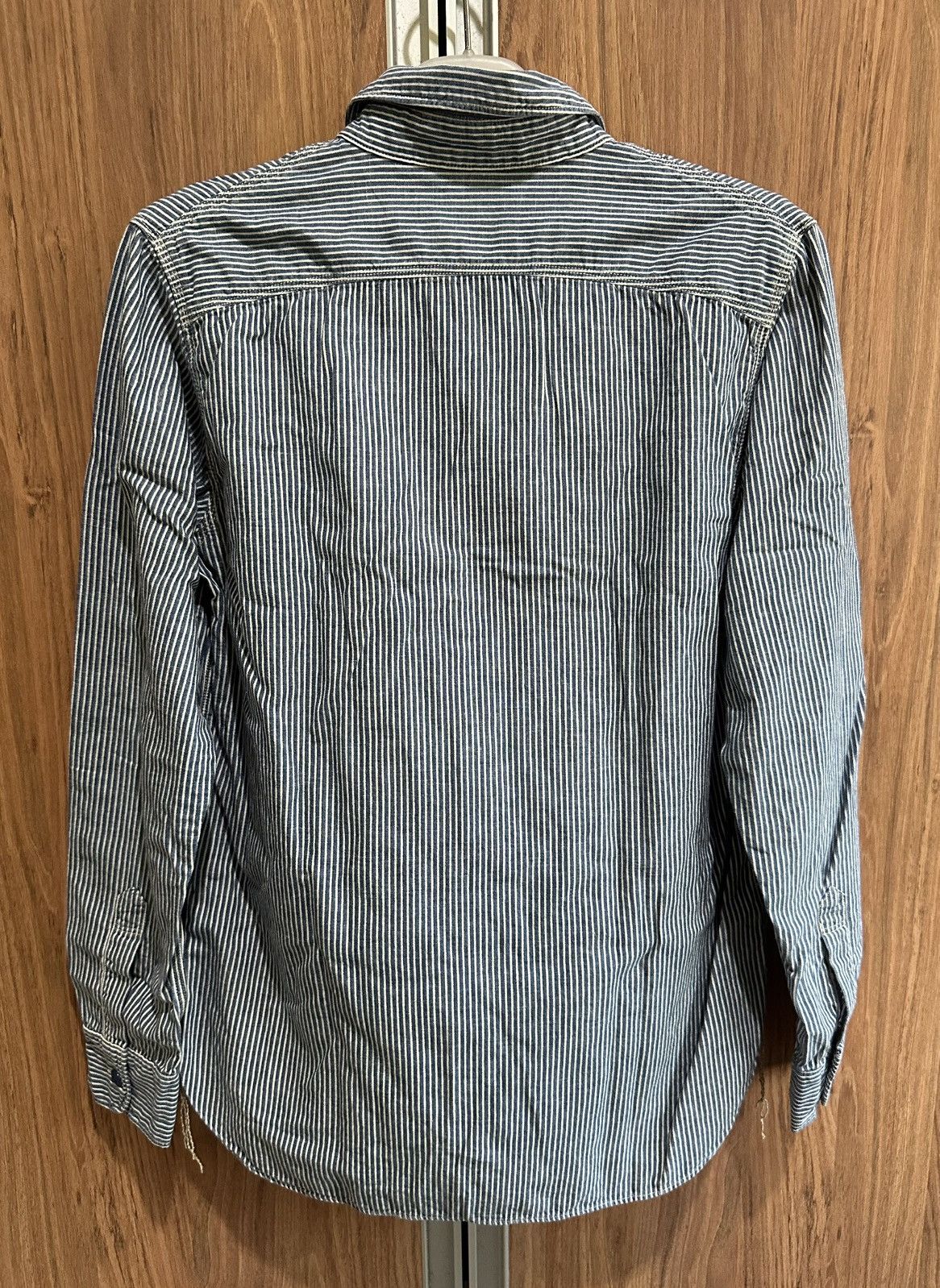 Japanese Brand DOMINGO X OMNIGOD HICKORY SHIRT Size US M / EU 48-50 / 2 - 2 Thumbnail