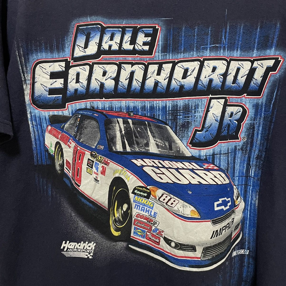 NASCAR × Vintage Vintage Y2K Dale Earnhardt Jr. Nascar T Shirt Size US L / EU 52-54 / 3 - 2 Thumbnail