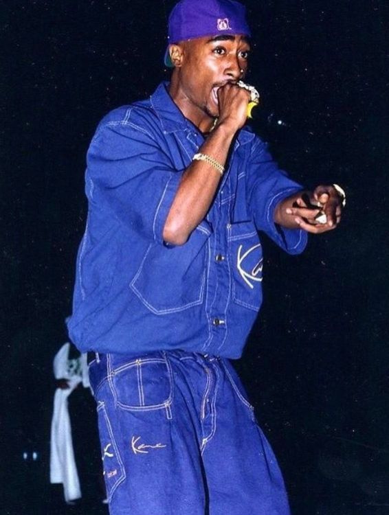 Karl Kani Karl Kani shirt vintage denim 2Pac 90s hip hop 1990s size L Size US L / EU 52-54 / 3 - 9 Thumbnail