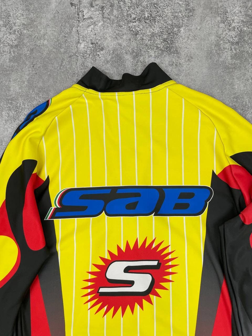 Other SAB Mens Cycling Jersey Jacket Yellow Size XL Size US XL / EU 56 / 4 - 6 Thumbnail