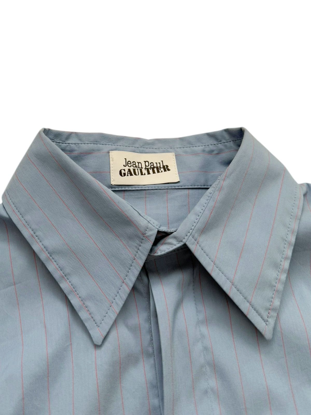 Jean Paul Gaultier LONG Sleeve Pinstripe Shirt Size S / US 4 / IT 40 - 7 Thumbnail