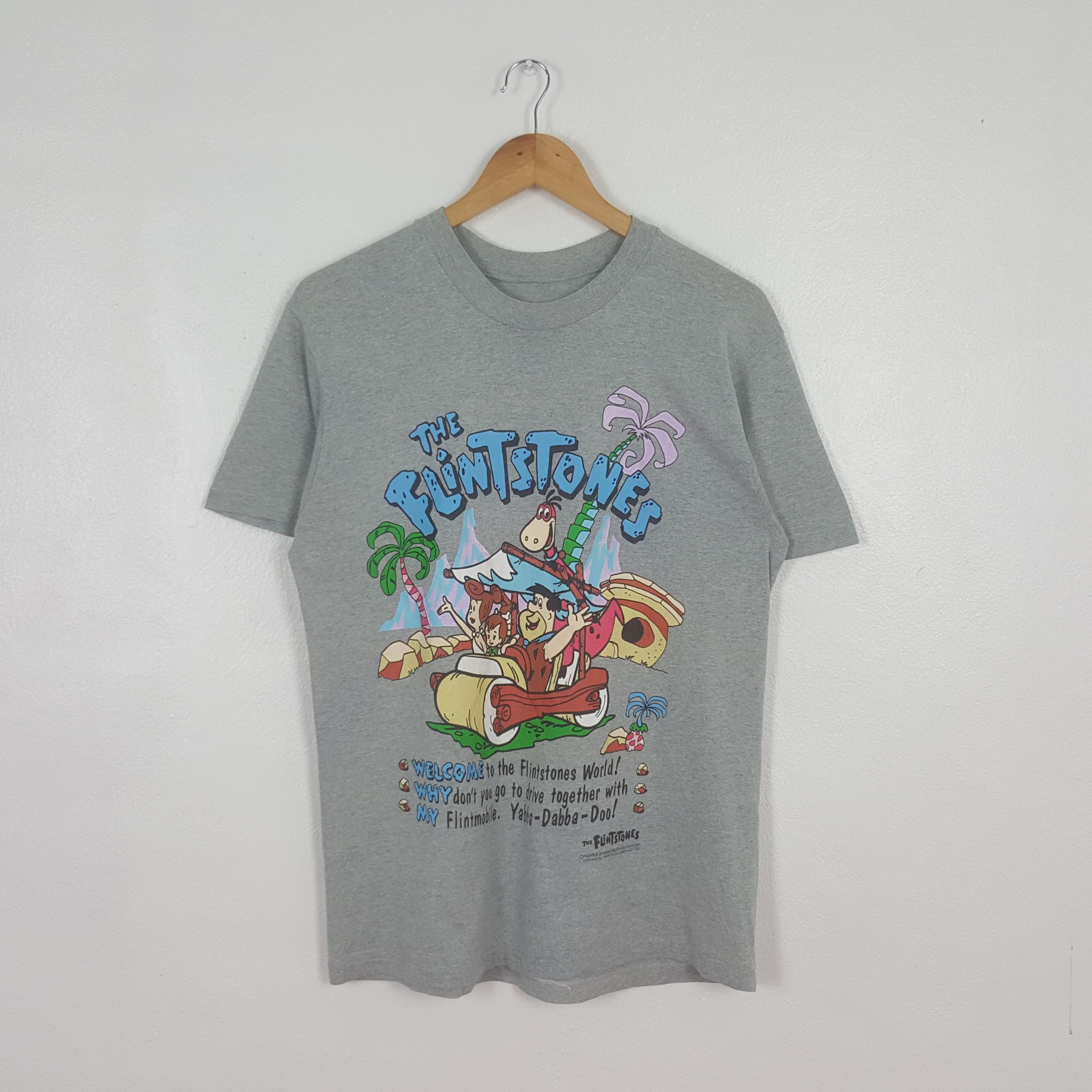 Vintage Vintage The Flintstones American Cartoon Tshirt C319N10 Size US M / EU 48-50 / 2 - 1 Thumbnail