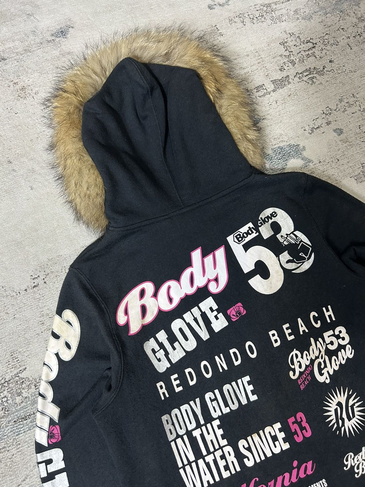 20471120 Body Glove Poem Zip Fur Hoodie lgb style Size US L / EU 52-54 / 3 - 4 Thumbnail