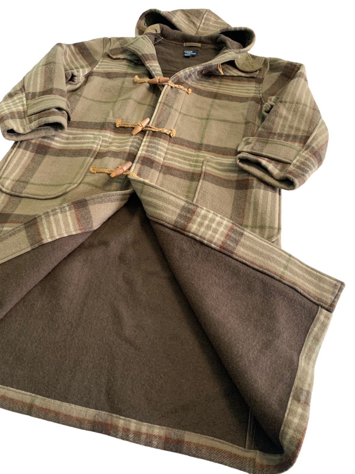 Polo Ralph Lauren Ralph Lauren Calhoun Plaid Wool Blend Duffer LongCoat Size US M / EU 48-50 / 2 - 15 Thumbnail