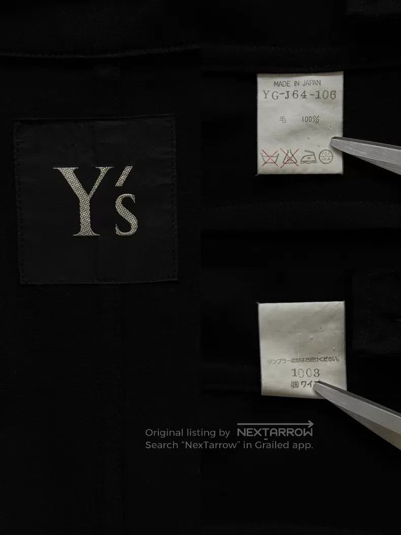 Yohji Yamamoto Yohji Yamamoto 1996AW vintage Japanese Jacket Size ONE SIZE - 9 Thumbnail