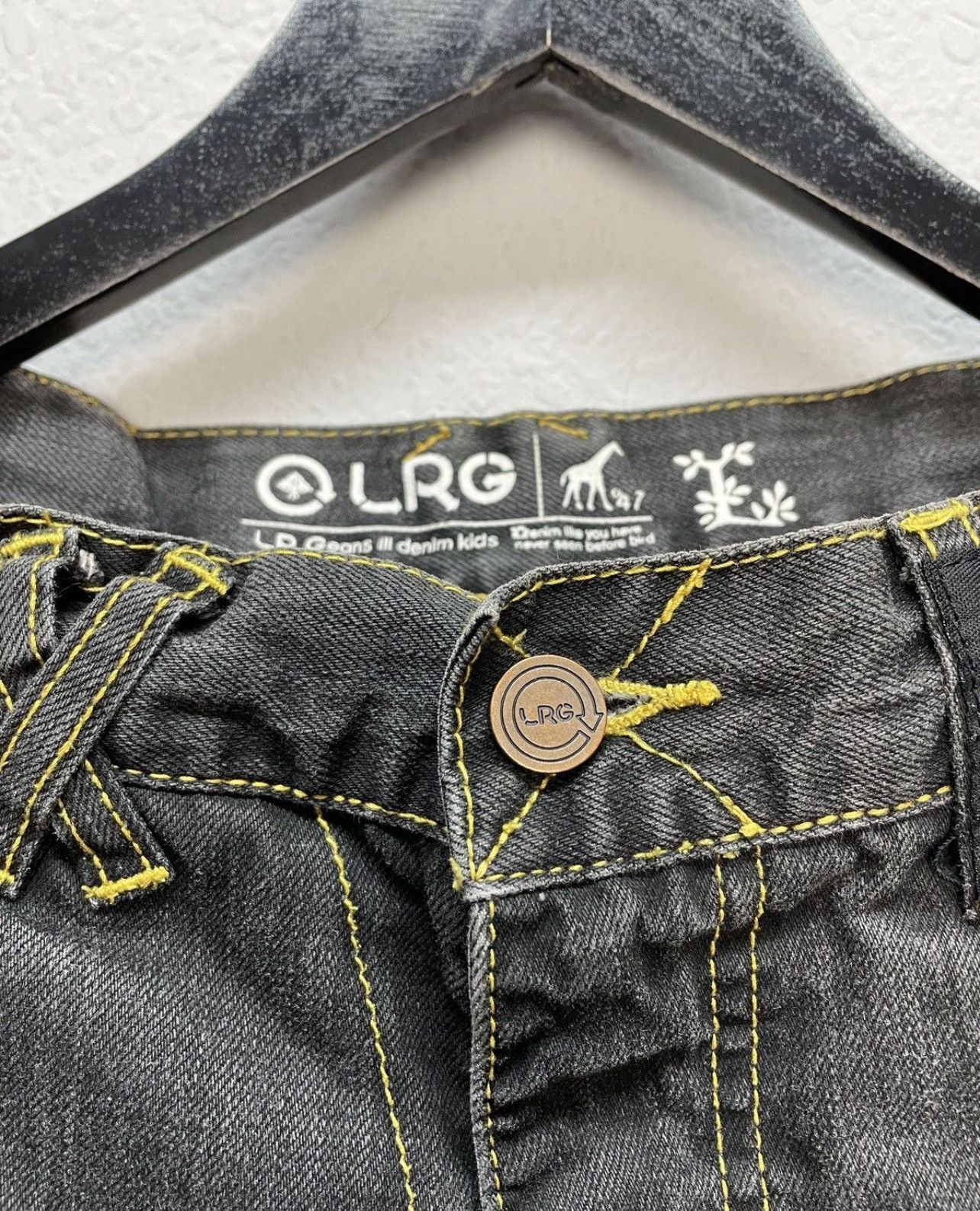 JNCO Vintage Y2K LRG Baggy Fit Japanese Distressed Shorts Pants Size US 30 / EU 46 - 9 Thumbnail