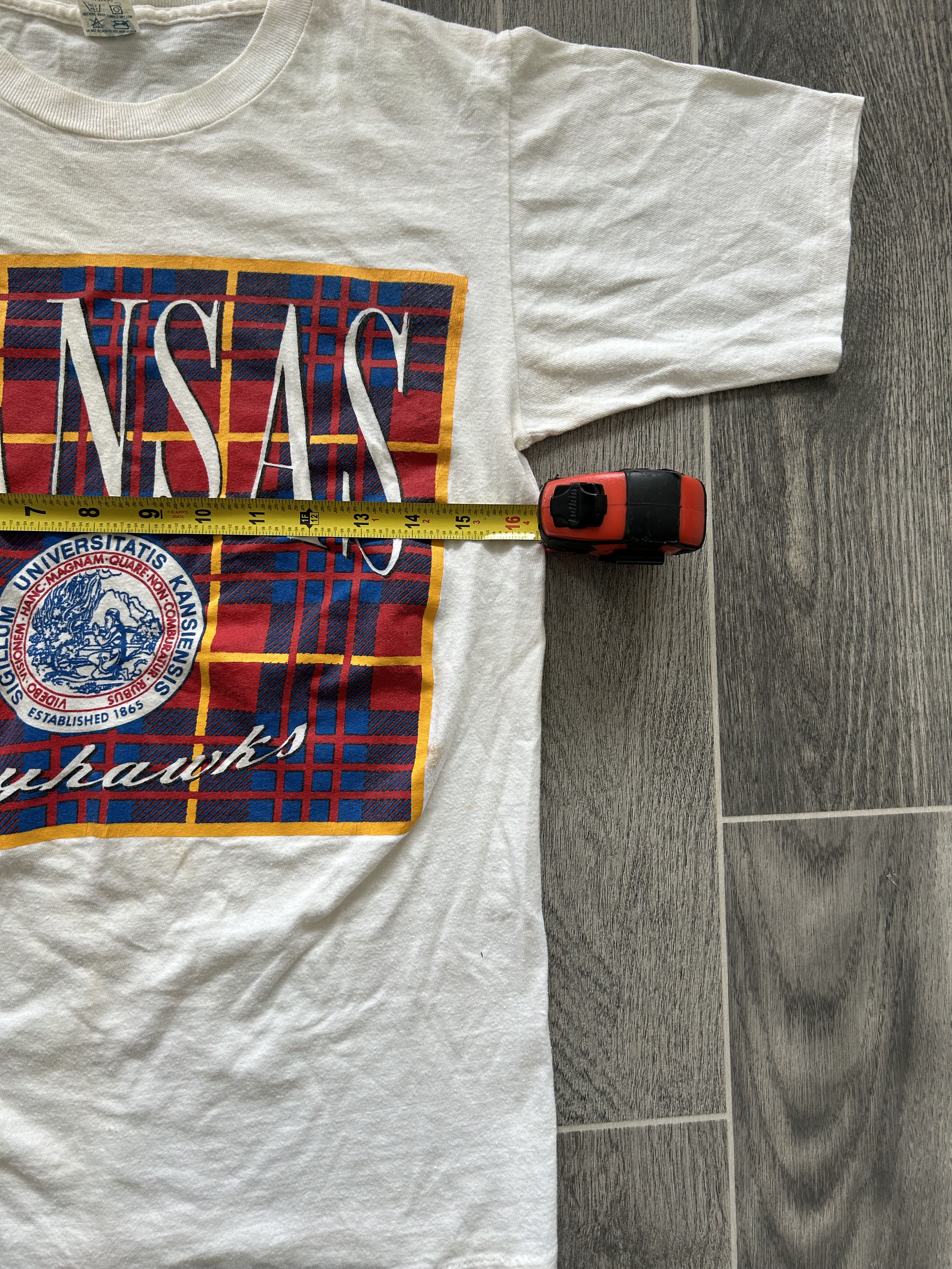 Vintage Vintage University Of Kansas Jayhawk T-Shirt Size US S / EU 44-46 / 1 - 5 Thumbnail