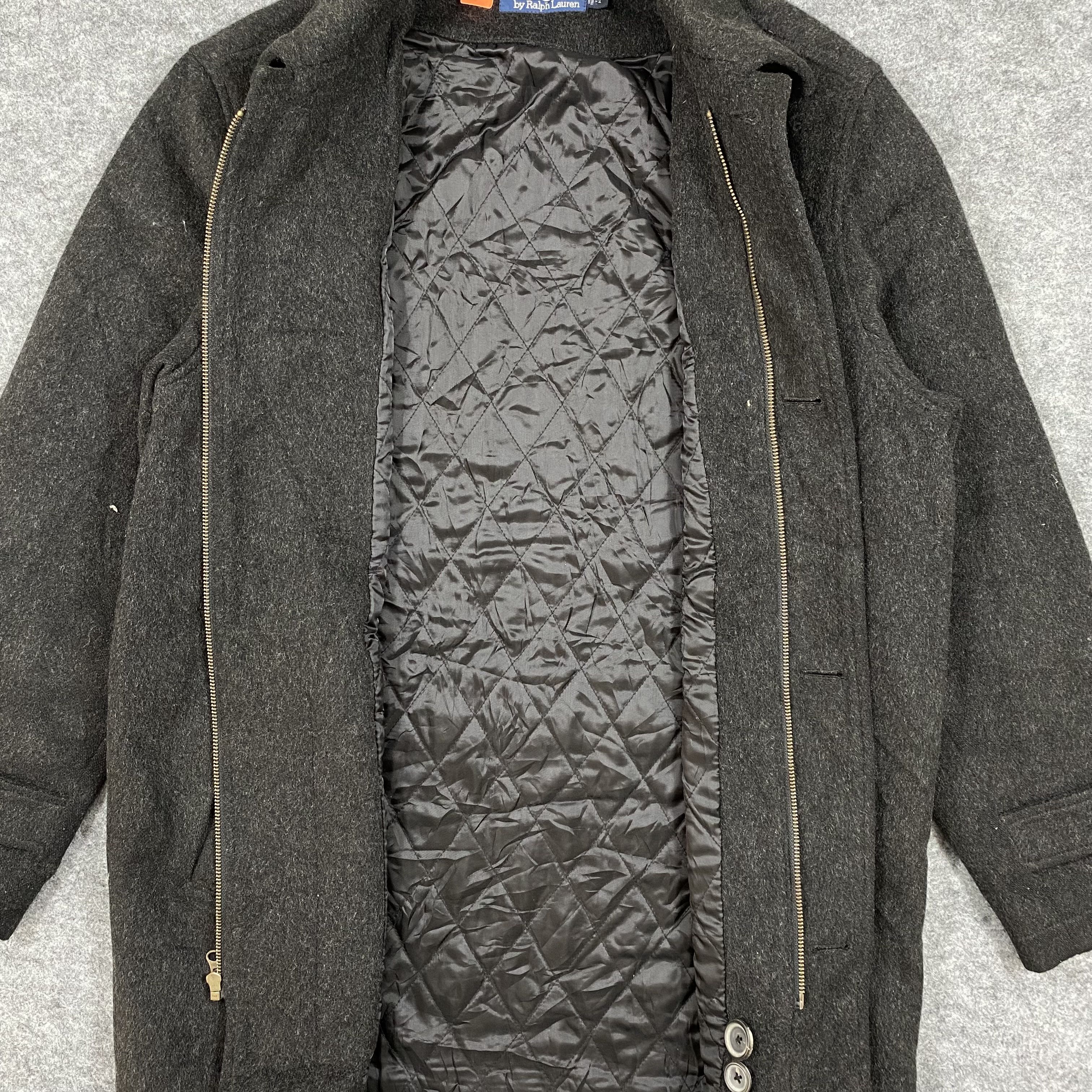 RRL Ralph Lauren vintage 90s polo ralph lauren wool trench coat jacket-J546 Size US M / EU 48-50 / 2 - 2 Thumbnail