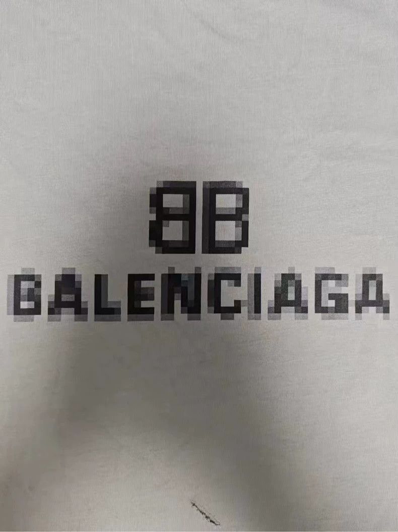 Balenciaga Balenciaga Vintage Logo Short Sleeve T-Shirt-2506 Size US L / EU 52-54 / 3 - 3 Thumbnail