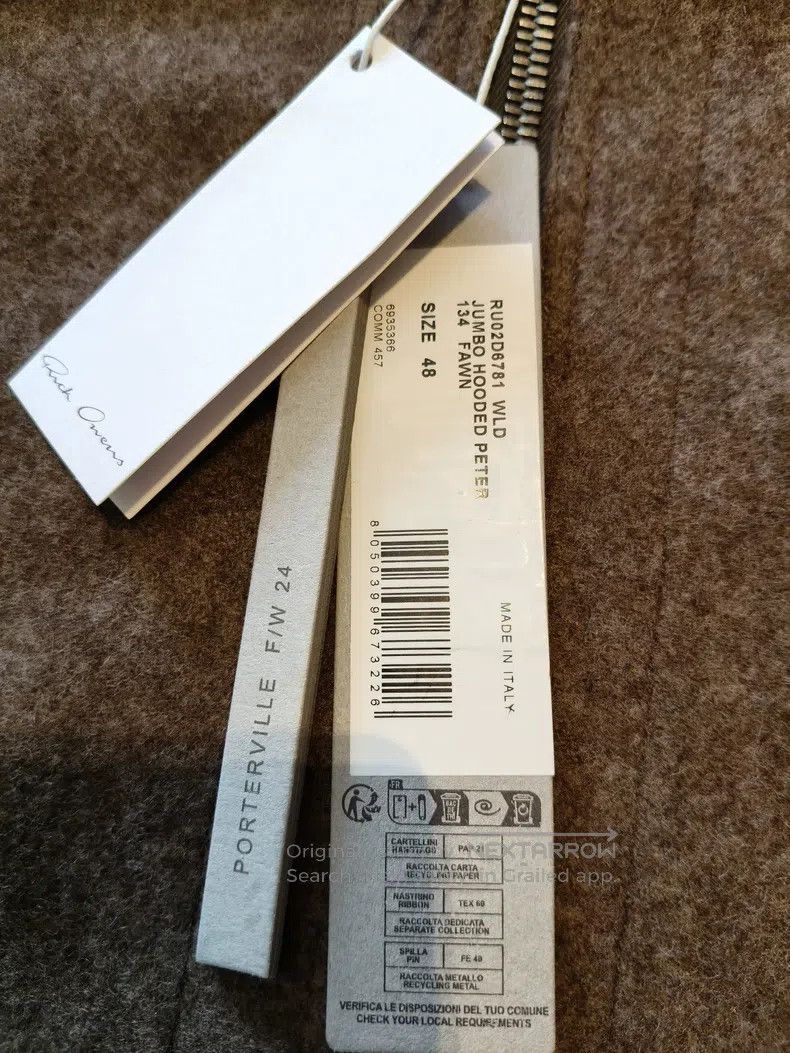 Rick Owens RICK OWENS 24 Autumn and Winter cashmere hooded cardigan c Size US M / EU 48-50 / 2 - 4 Thumbnail