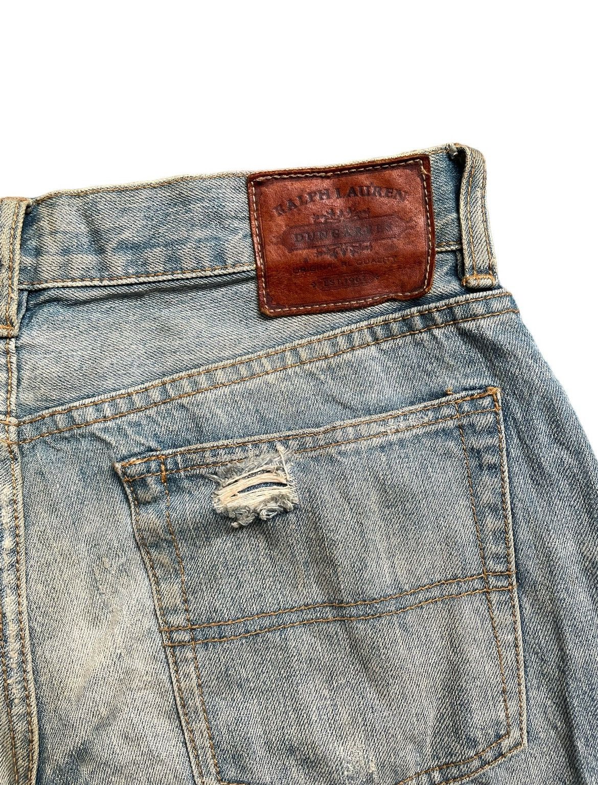 Ralph Lauren Vintage Ralph Lauren Custom Patchwork Jeans Size 28" / US 6 / IT 42 - 12 Thumbnail