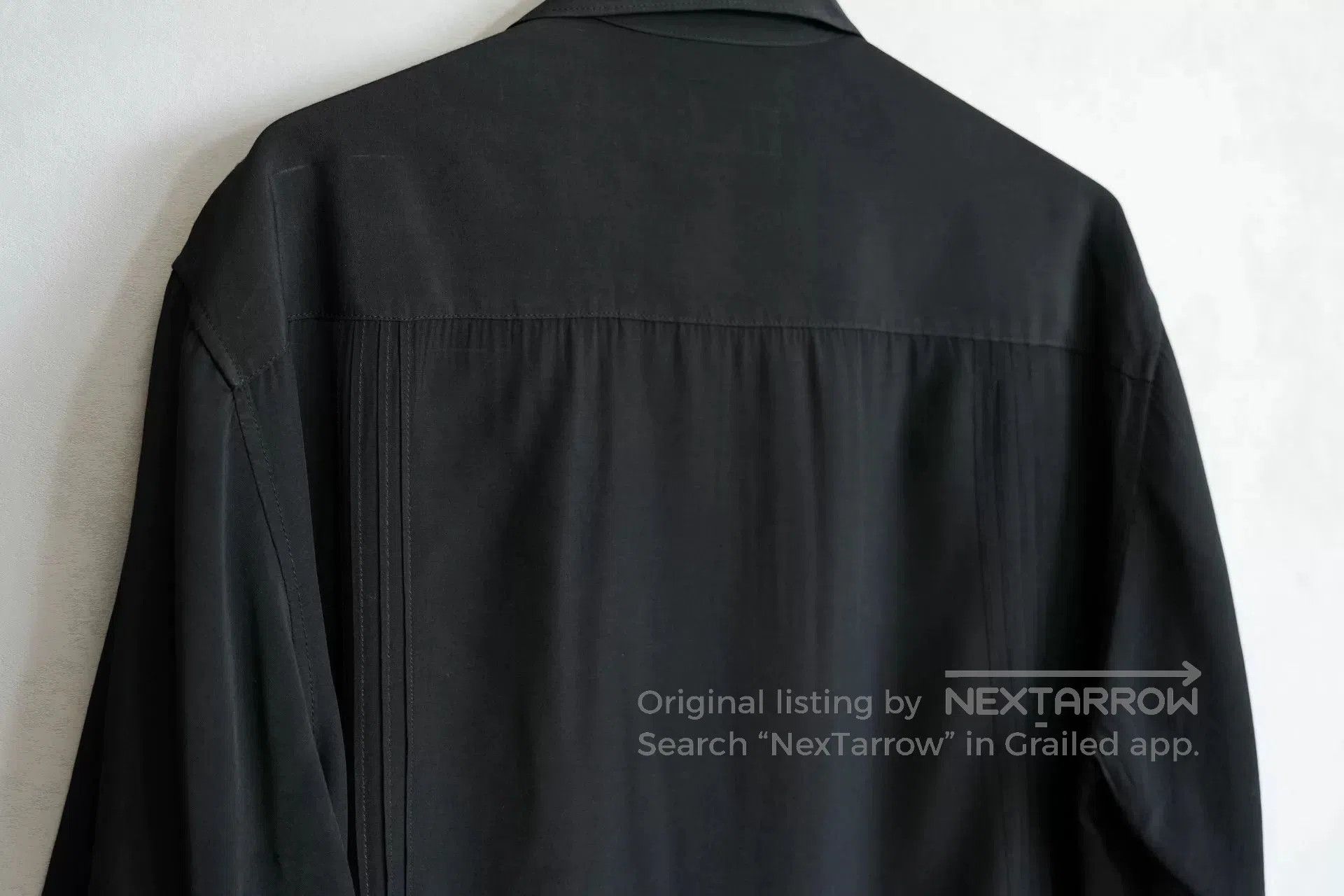 Yohji Yamamoto Yohji Yamamoto Silk Blend Short Sleeve Shirt. Size US L / EU 52-54 / 3 - 6 Thumbnail