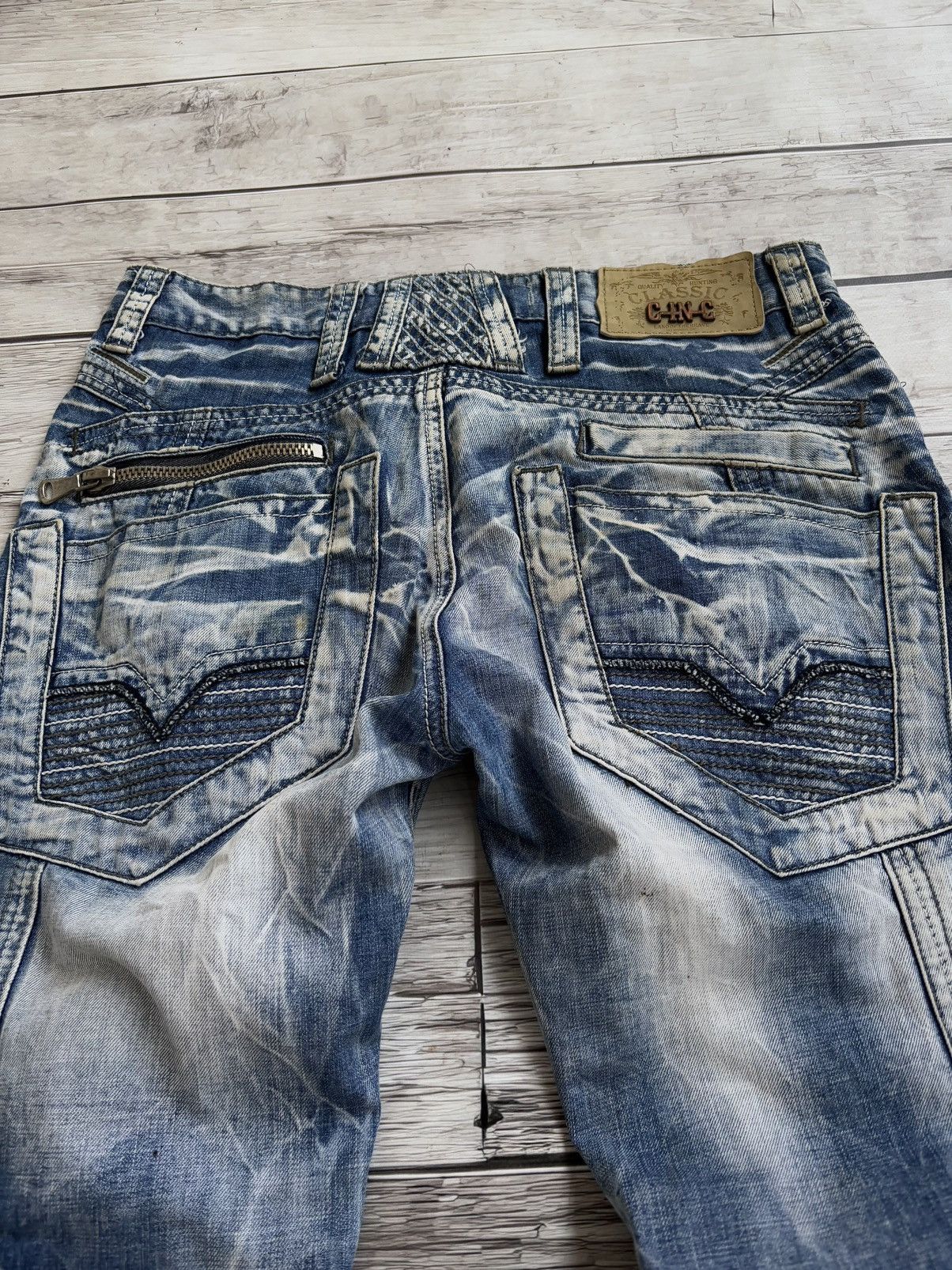 Hysteric Glamour × Japanese Brand 💥 HYSTERIC GLAMOUR BALENCIAGA STYLE JAPANESE JEANS Size US 32 / EU 48 - 6 Thumbnail