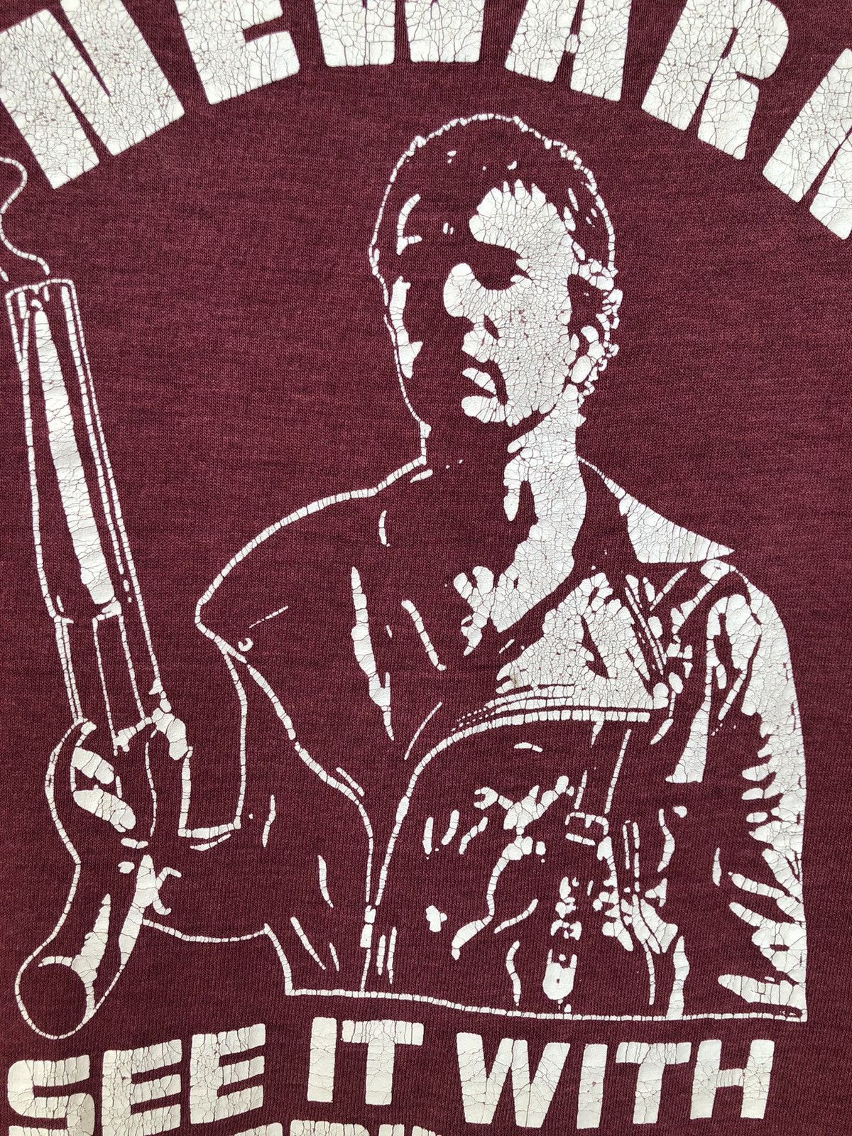 Band Tees Vintage 80s MAD MAX Mel Gibson Movie Tee Size US L / EU 52-54 / 3 - 4 Thumbnail