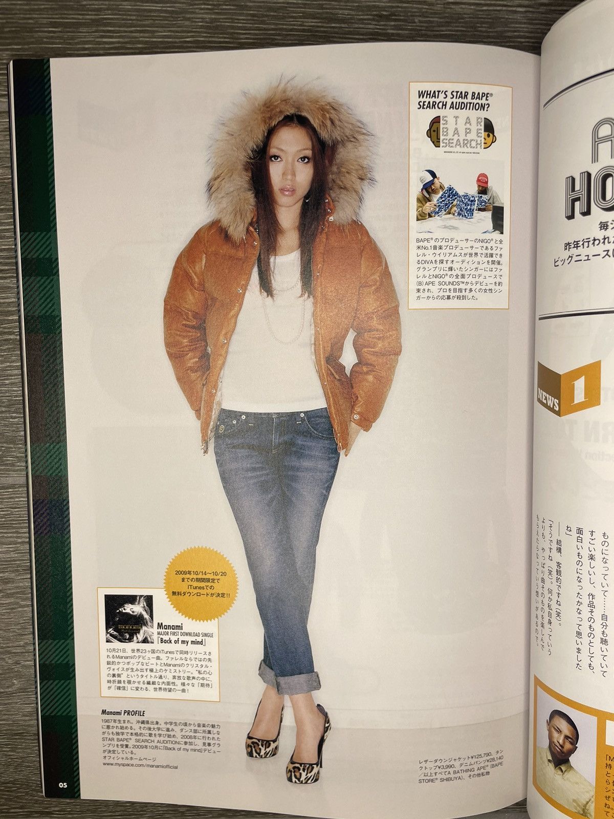 Bape Vintage A Bathing Ape 2009 winter Season Collection Catalog Size ONE SIZE - 5 Thumbnail
