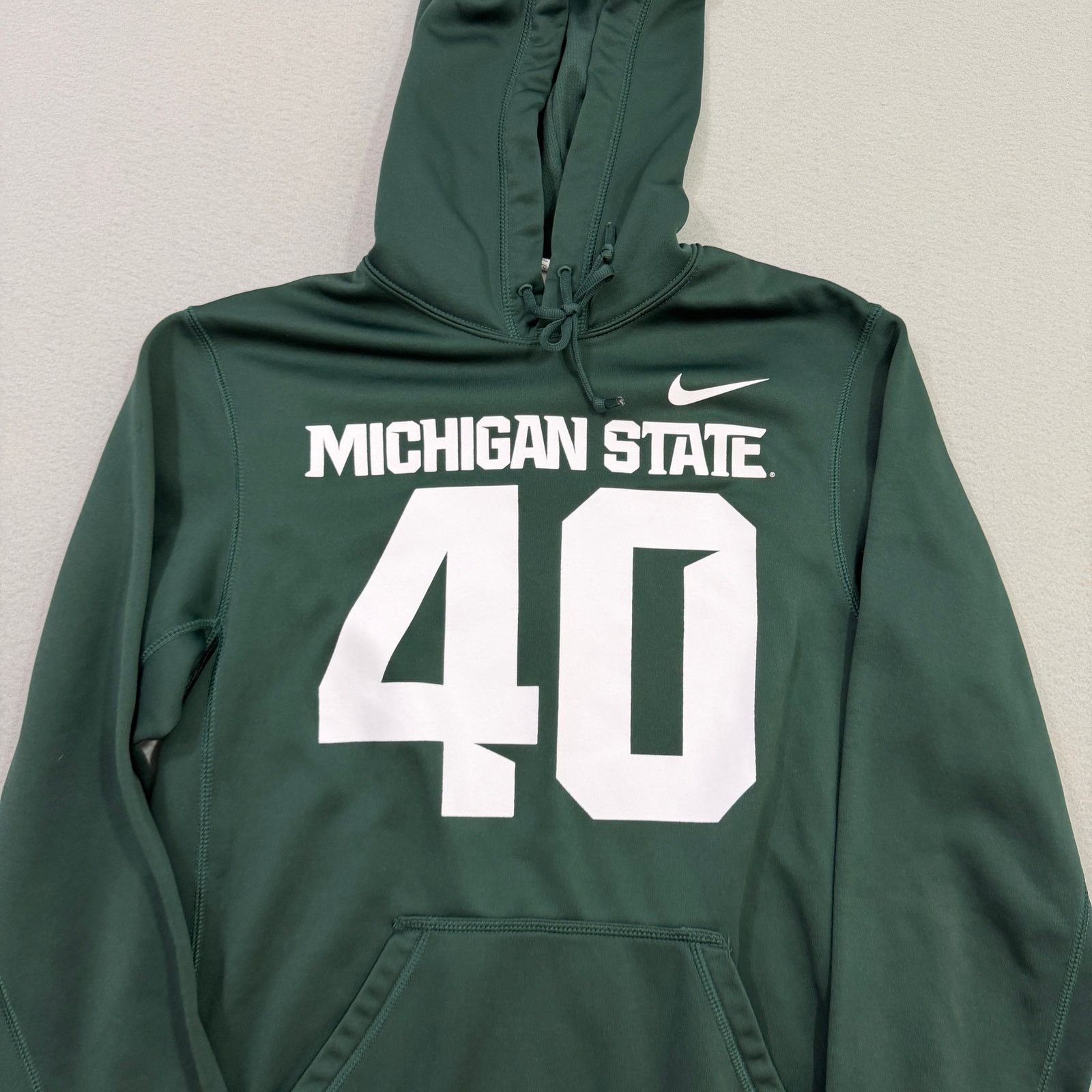 Nike Nike Michigan State Spartans Football Hoodie Small Green Size US S / EU 44-46 / 1 - 2 Thumbnail