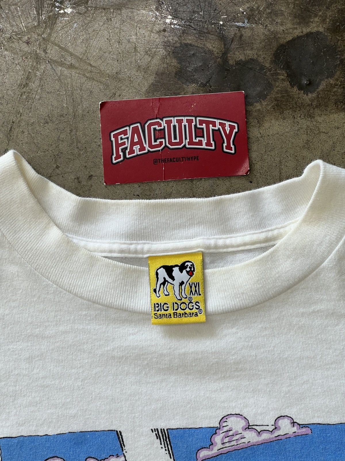 Big Dogs Vintage Big Dogs Lead Follow Out of the Way Tee XXL Size US XXL / EU 58 / 5 - 3 Thumbnail