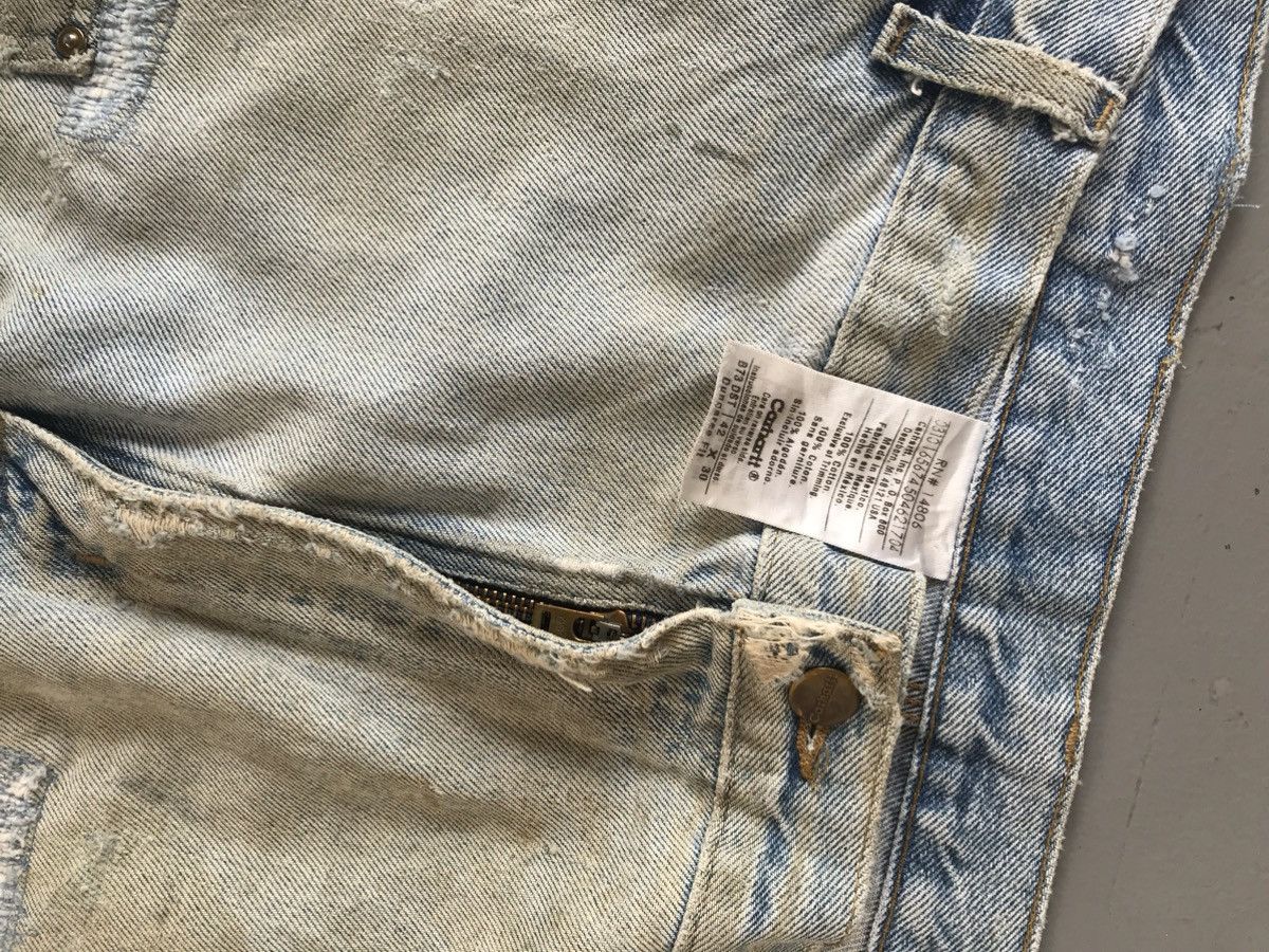Carhartt × Vintage Vintage Carhartt B73 DST double knee denim Size US 43 - 6 Thumbnail