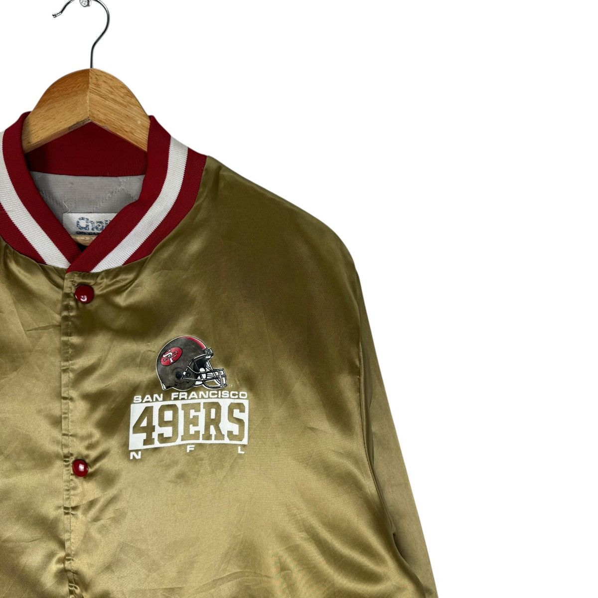 Chalk Line ⚡️SAN FRANCISCO 49ERS NFL VARSITY JACKET Size US L / EU 52-54 / 3 - 5 Thumbnail