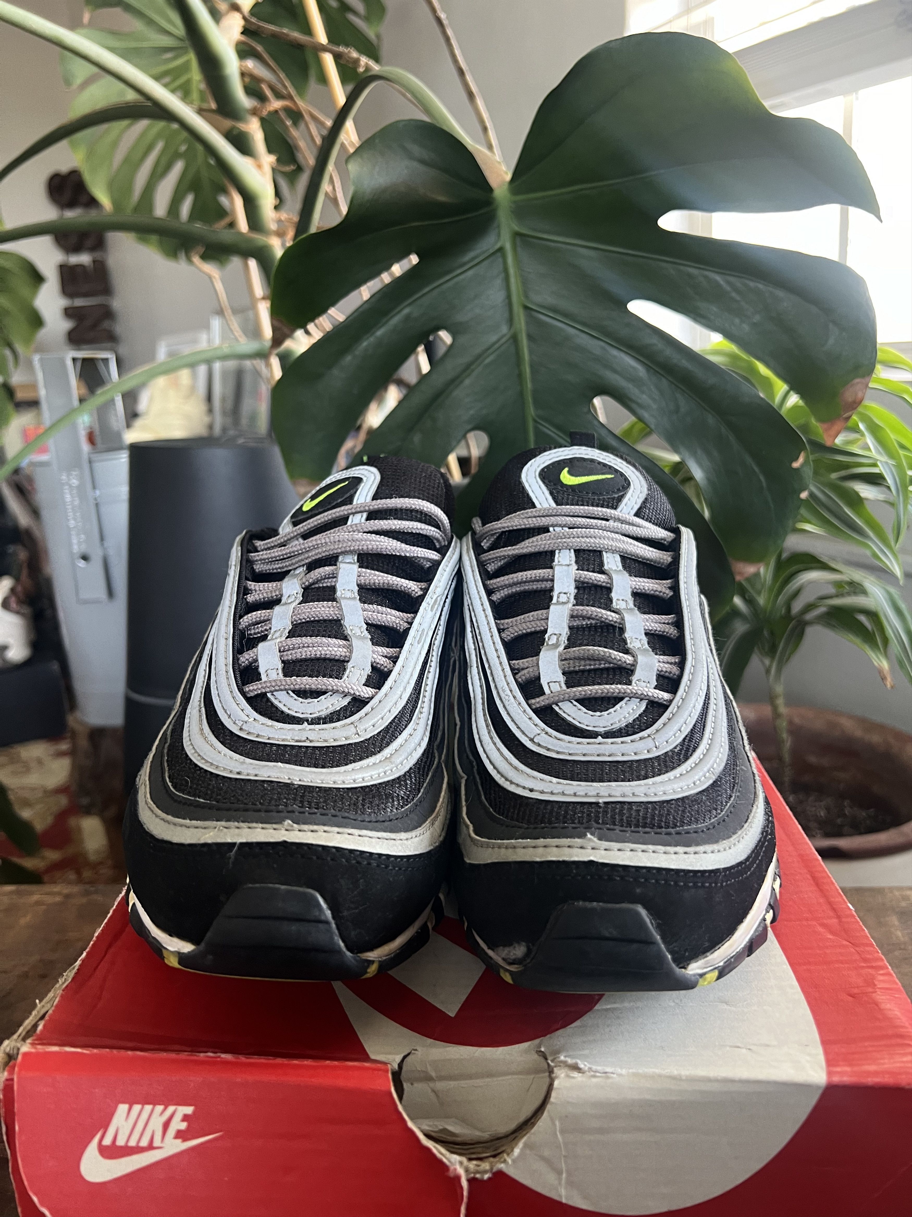 Nike Air Max 97 OG QS 'Neon' Size US 10 / EU 43 - 3 Thumbnail