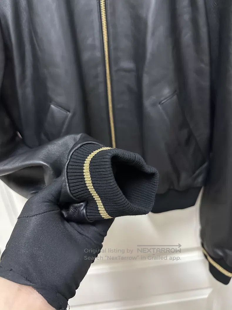 Versace Versace Black sheepskin embroidered jacket coat Size M / US 6-8 / IT 42-44 - 5 Thumbnail