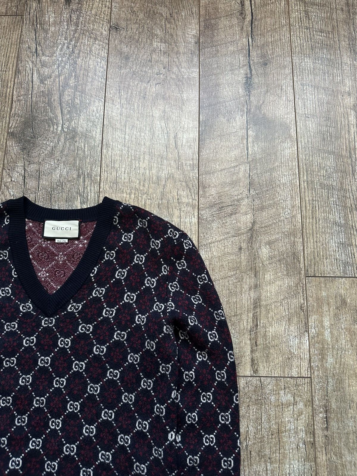 Gucci Gucci GG Knit Monogram Sweater Size US S / EU 44-46 / 1 - 2 Thumbnail