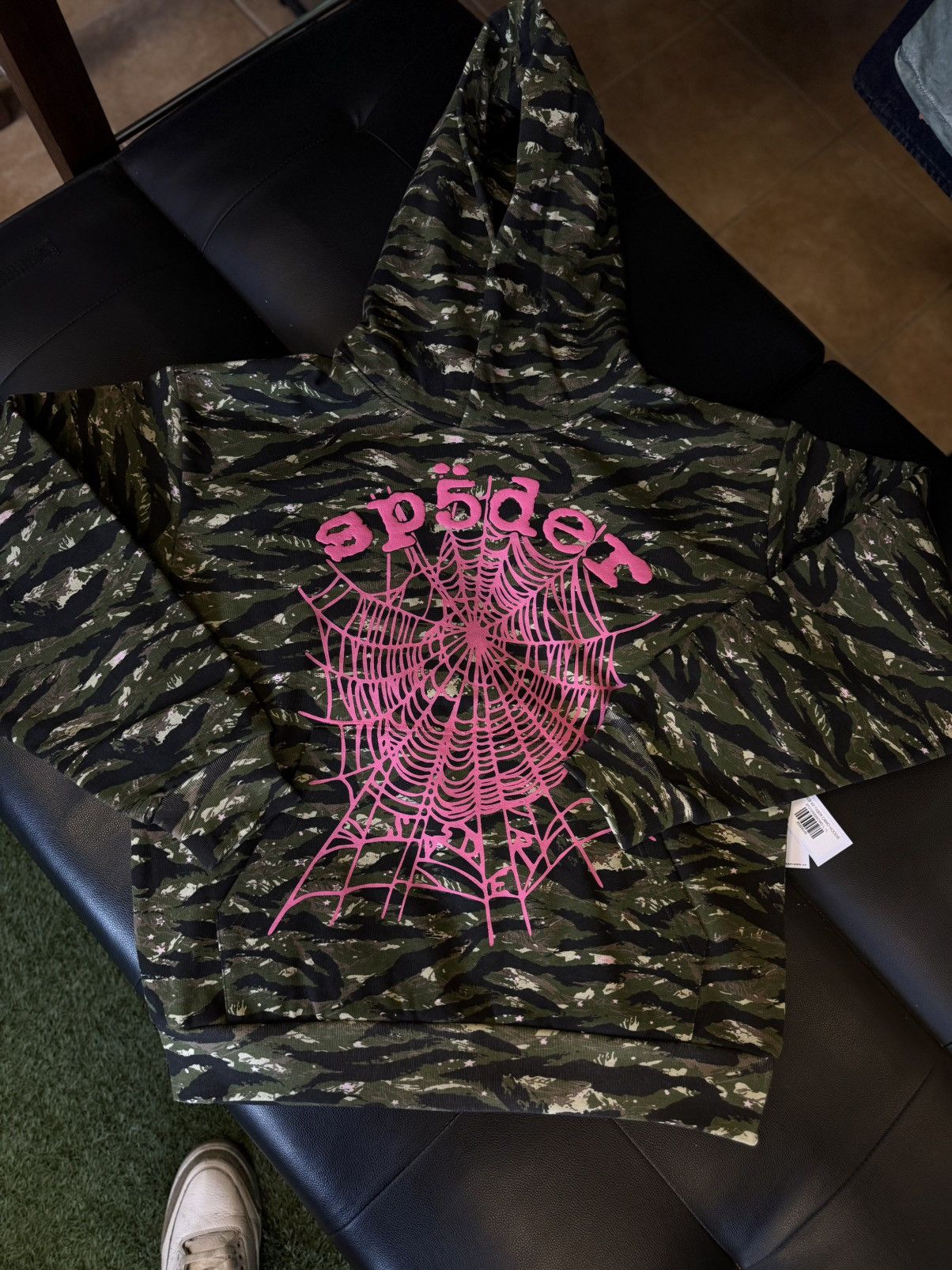 Sp5der Sp5der Worldwide Green Camo Hoodie Size L (NEW) Size US L / EU 52-54 / 3 - 4 Thumbnail