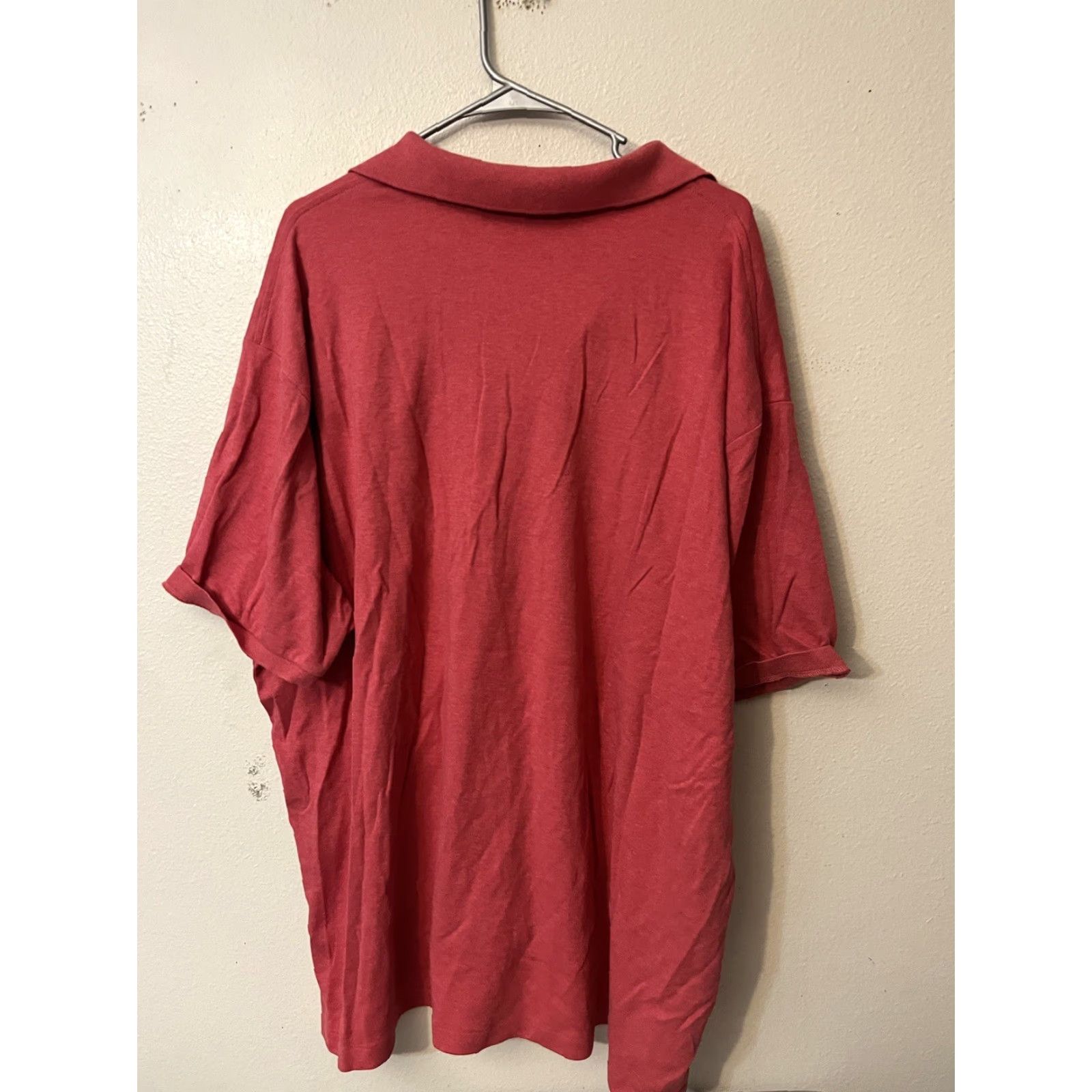 Polo Ralph Lauren Polo Ralph Lauren Polo Shirt Men 3XB 3XL BIG Salmon Pink Minimal Cotton Jersey Preppy Size US XXL / EU 58 / 5 - 2 Thumbnail