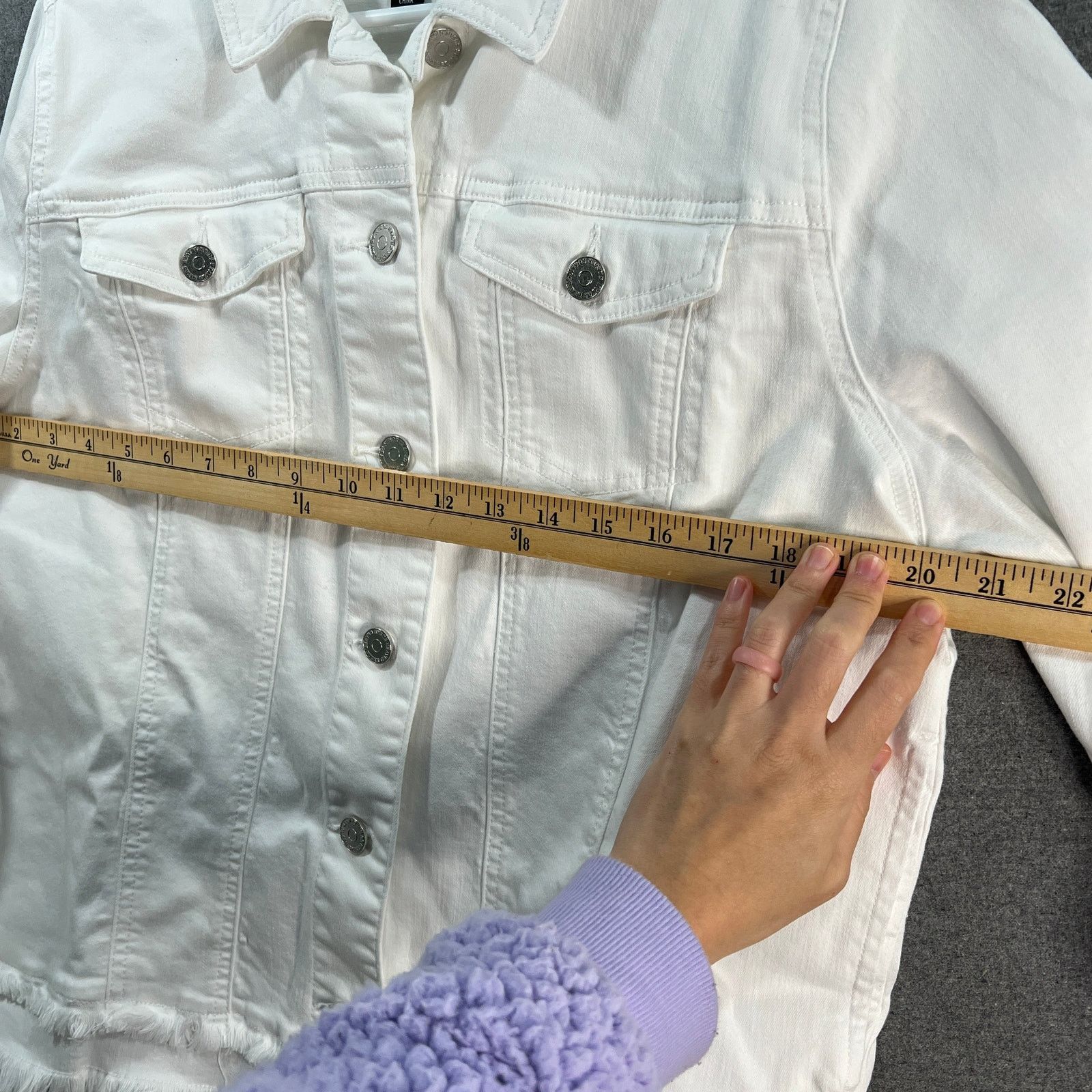 Other Susan Graver Stretch Denim Size M White Size M / US 6-8 / IT 42-44 - 8 Thumbnail