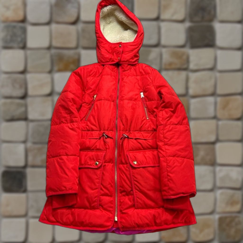 J.Crew J.Crew Jacket Womens 2XS Red Primaloft Insulated Parka Puffer Jacket Size XXS / US 00 / IT 34 - 1 Thumbnail