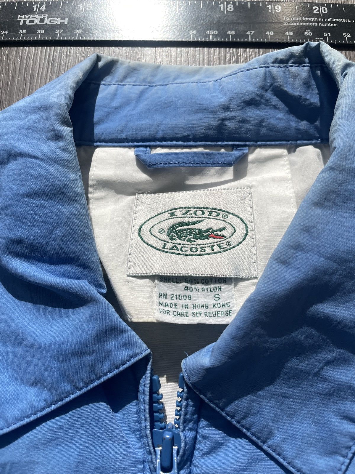 Lacoste Vintage Lacoste “Tennis Prep” Windbreaker Jacket (Sz. S) Size US S / EU 44-46 / 1 - 4 Thumbnail