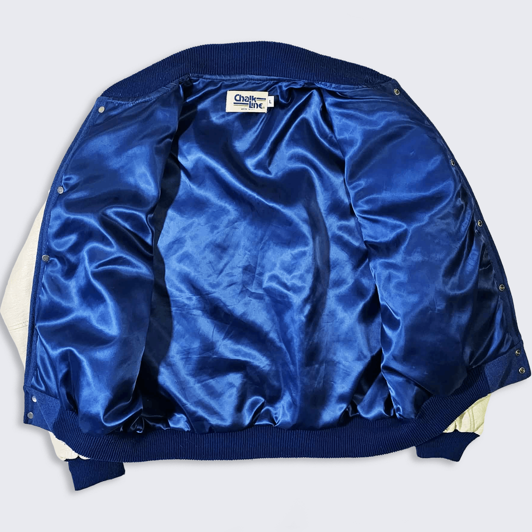 Chalk Line Seattle Seahawks Vintage 80s Chalk Line Varsity Jacket Size US L / EU 52-54 / 3 - 3 Thumbnail