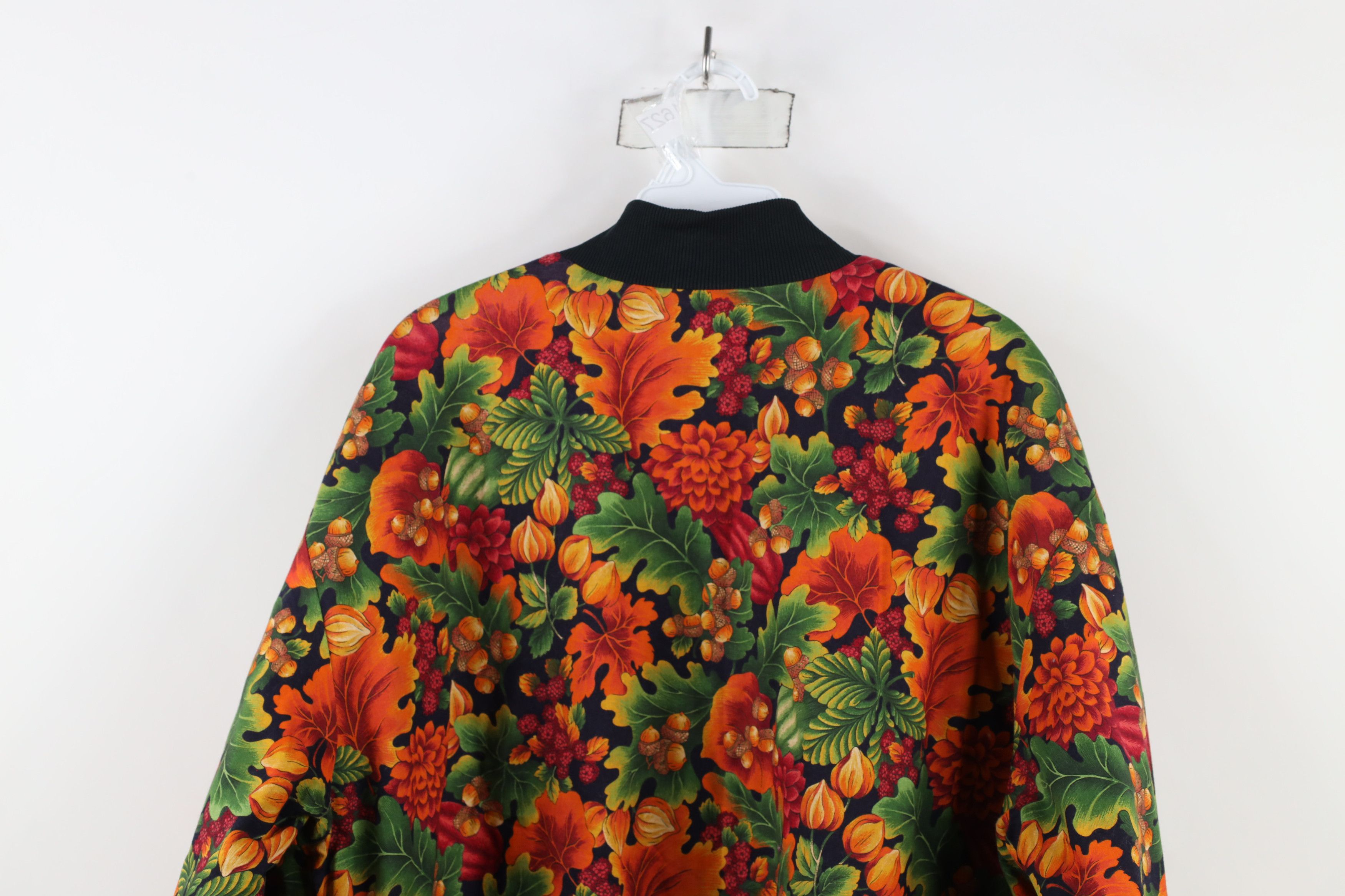 Vintage Vintage 90s Streetwear Reversible Autumn Bomber Jacket Size 3XL / US 20-22 - 6 Thumbnail