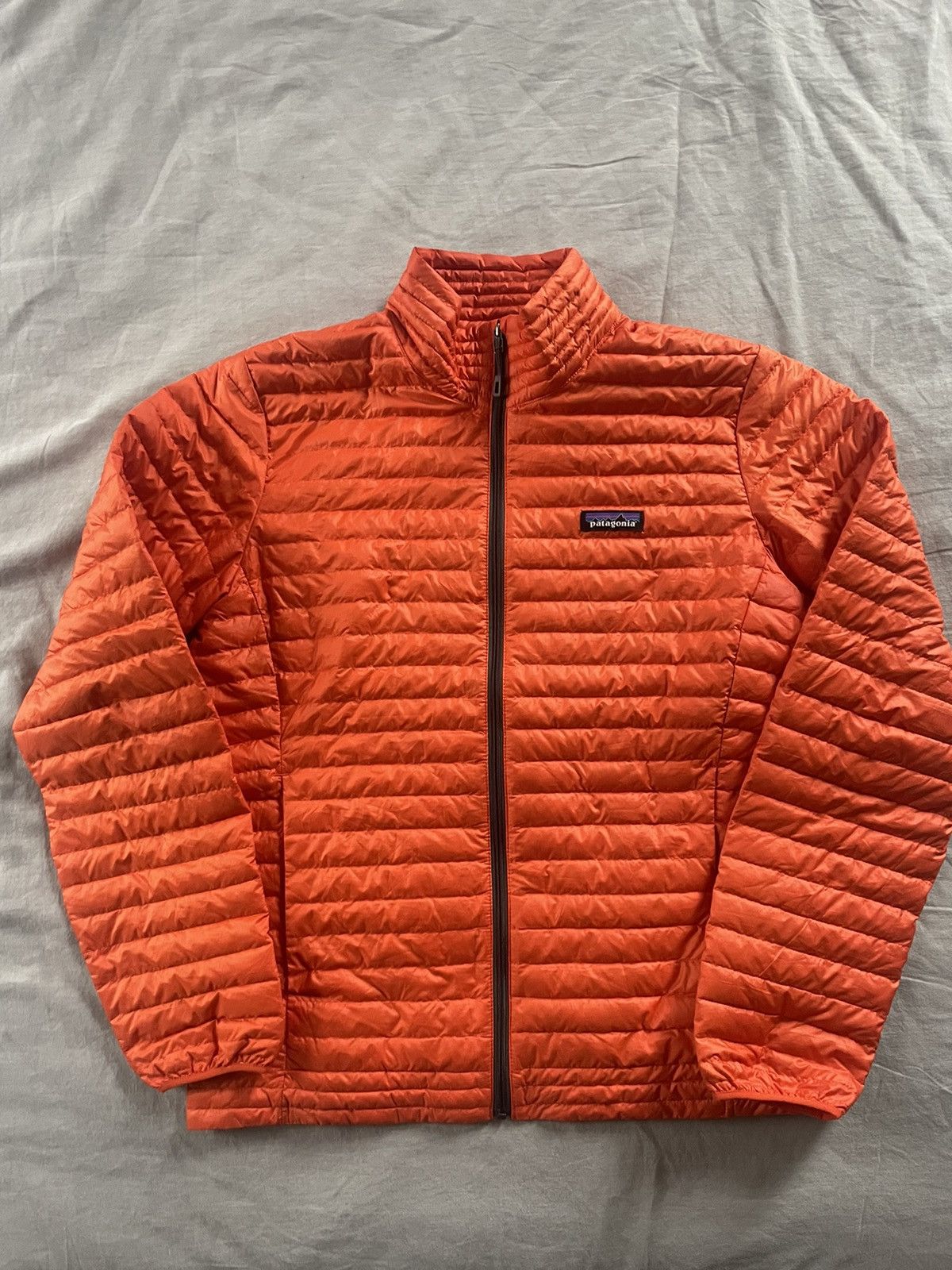 image of Patagonia Down Jacket in Orange, Men's (Size Small)