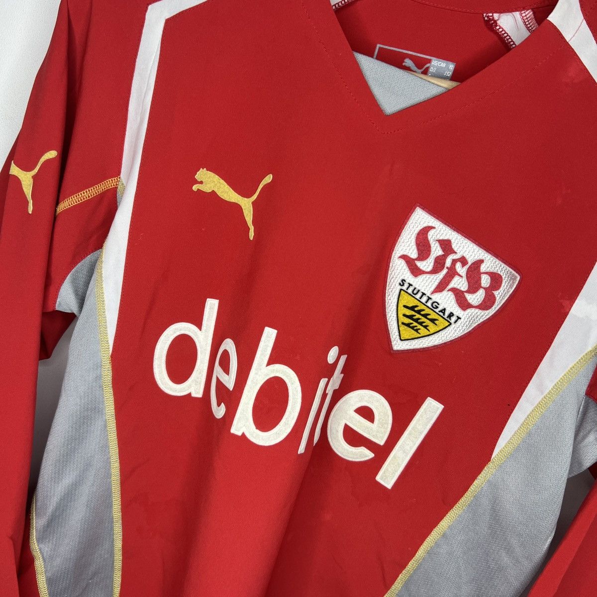 Puma × Vintage Vintage Stuttgart 2004 2006 football jersey Longsleeve Size US S / EU 44-46 / 1 - 4 Thumbnail