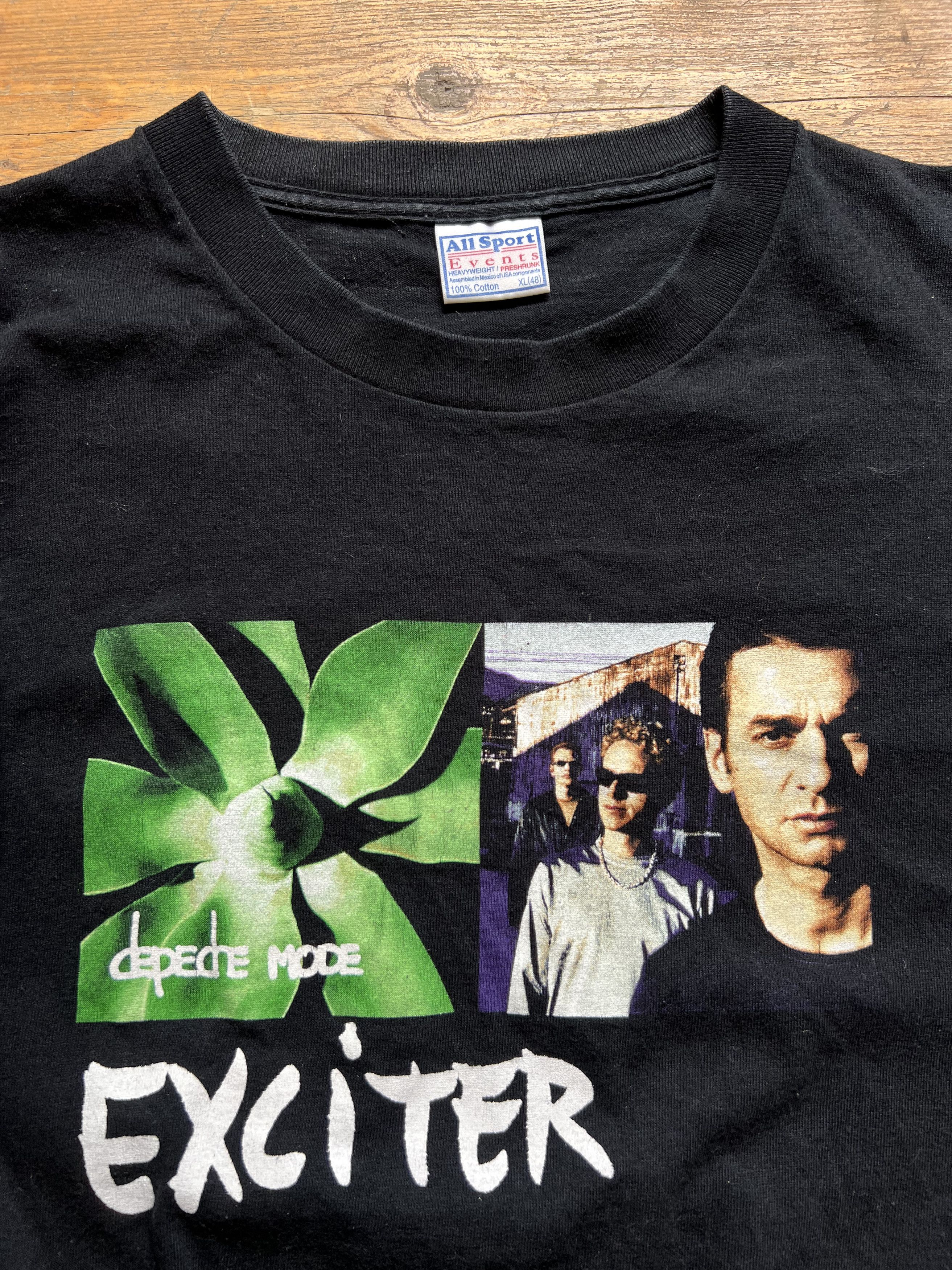 Band Tees 2001 Depeche Mode Exciter Album y2k Cover Single Stitch Tee Size US XL / EU 56 / 4 - 2 Thumbnail