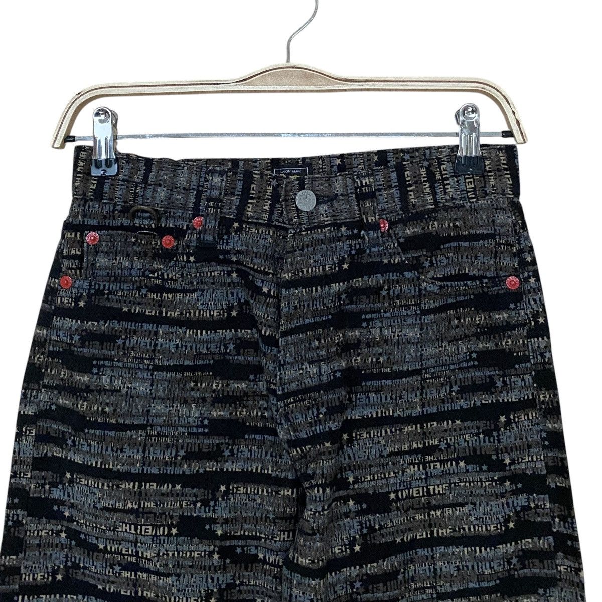 If Six Was Nine × Japanese Brand × Vintage Vintage Japanese Brand Overthestripes Fullprint Jeans 2000s Size US 27 - 3 Thumbnail