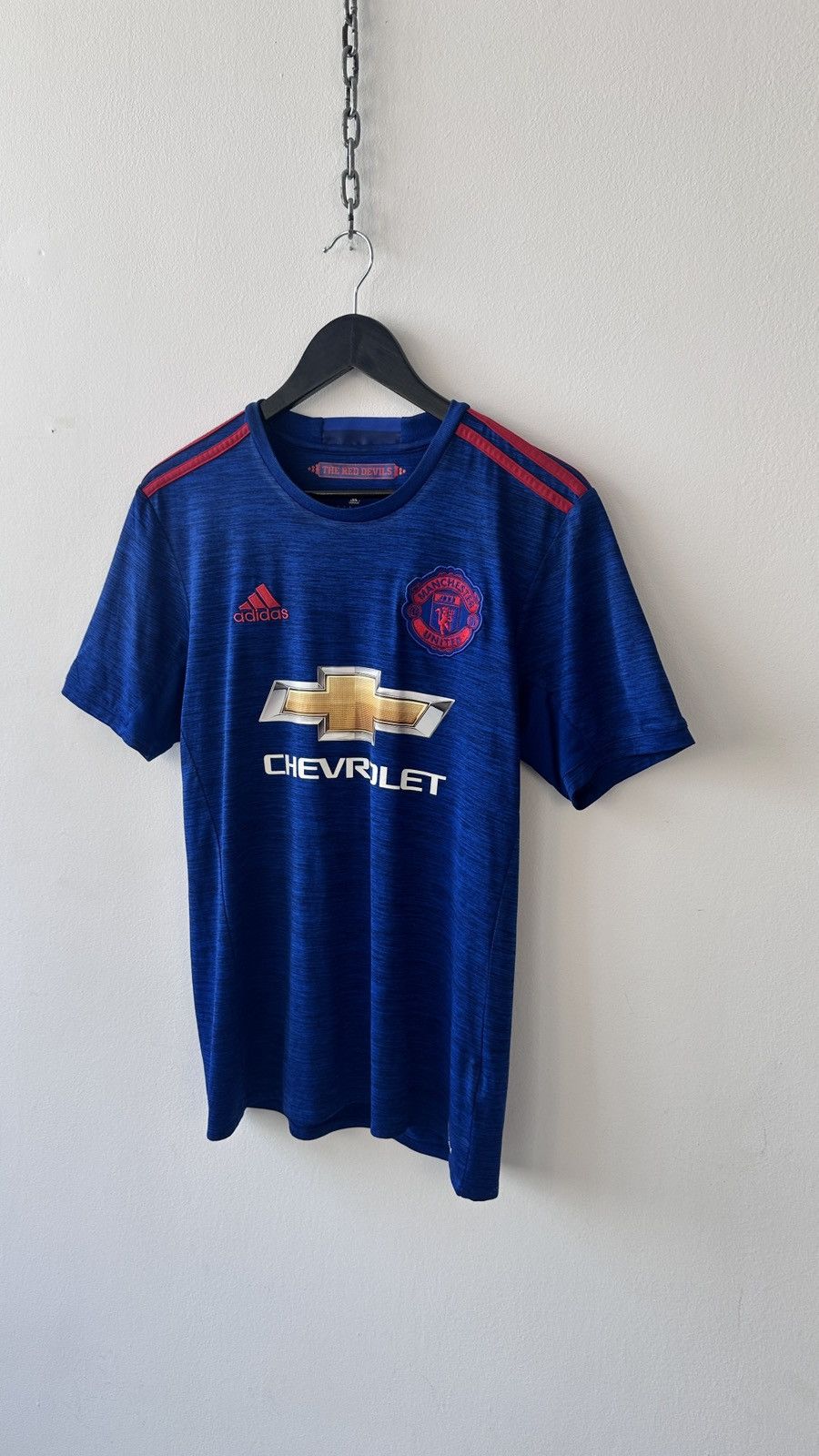 Adidas Manchester United 2016-17 Away Shirt Adidas Jersey Football Size US S / EU 44-46 / 1 - 3 Thumbnail