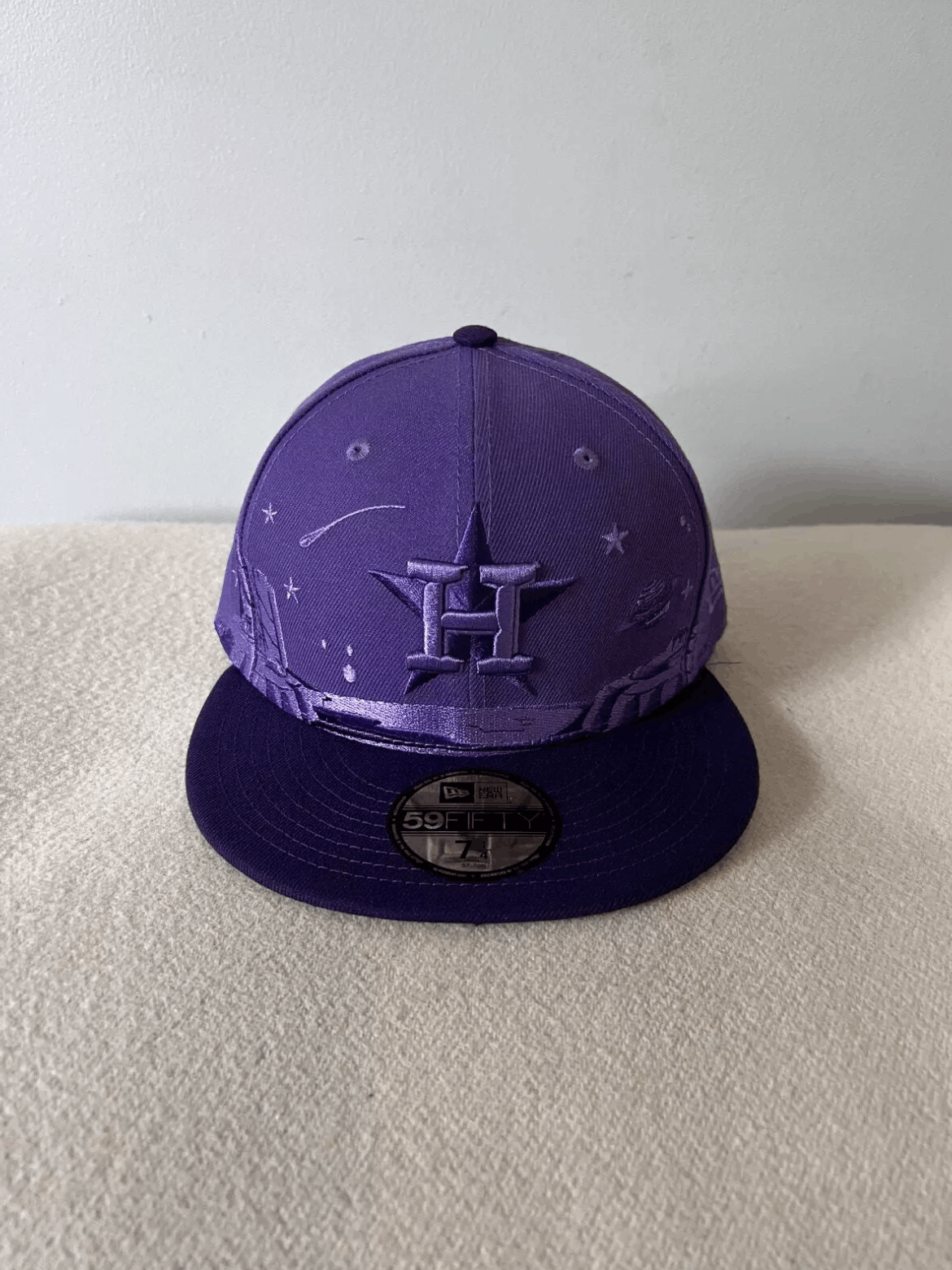 MLB 7 1/4 New Era 5950 Houston Astros Planetary Fitted Hat Size ONE SIZE - 1 Thumbnail