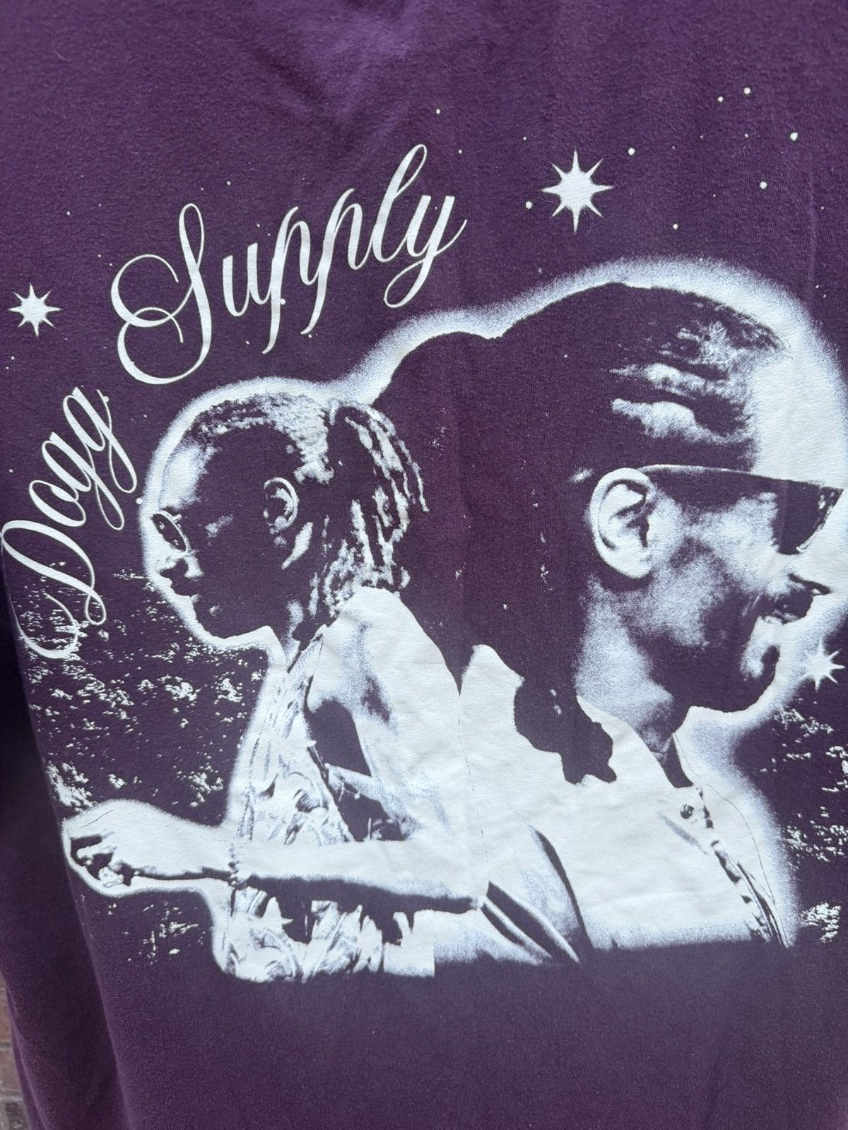 Snoop Dogg Dogg Supply Snoop Dog Mens Burgundy Graphic T Shirt Size US L / EU 52-54 / 3 - 6 Thumbnail