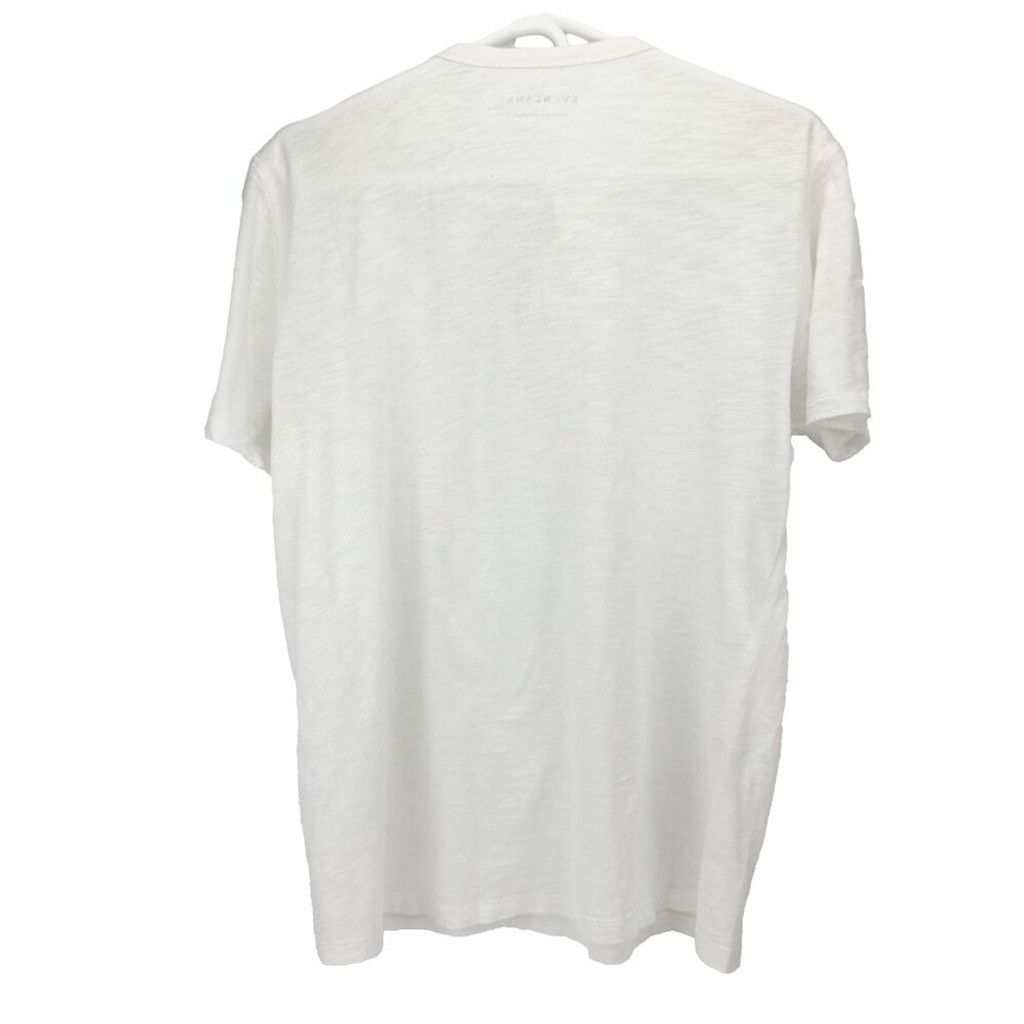 Everlane EVERLANE White Henley T-Shirt Light Crew Neck 3 button sz M Size US M / EU 48-50 / 2 - 4 Thumbnail