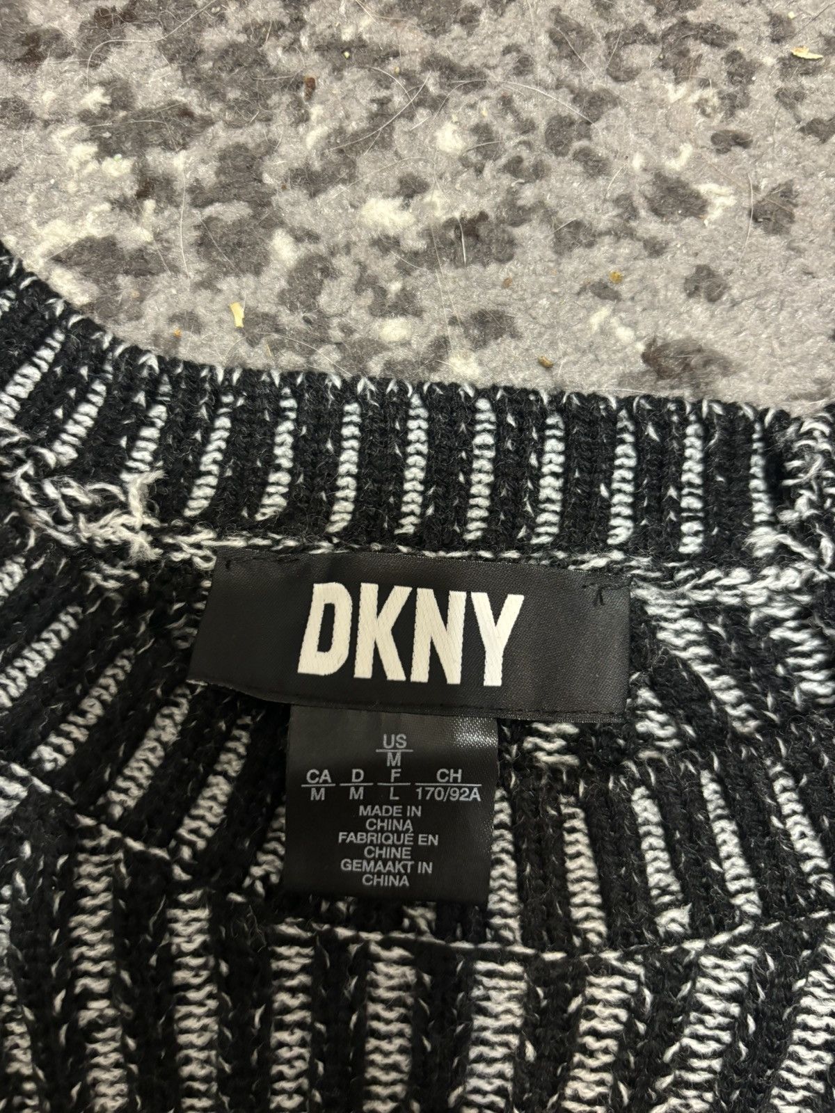 DKNY × Japanese Brand × Vintage Vintage DKNY knit Striped y2k sweater Size M / US 6-8 / IT 42-44 - 3 Thumbnail