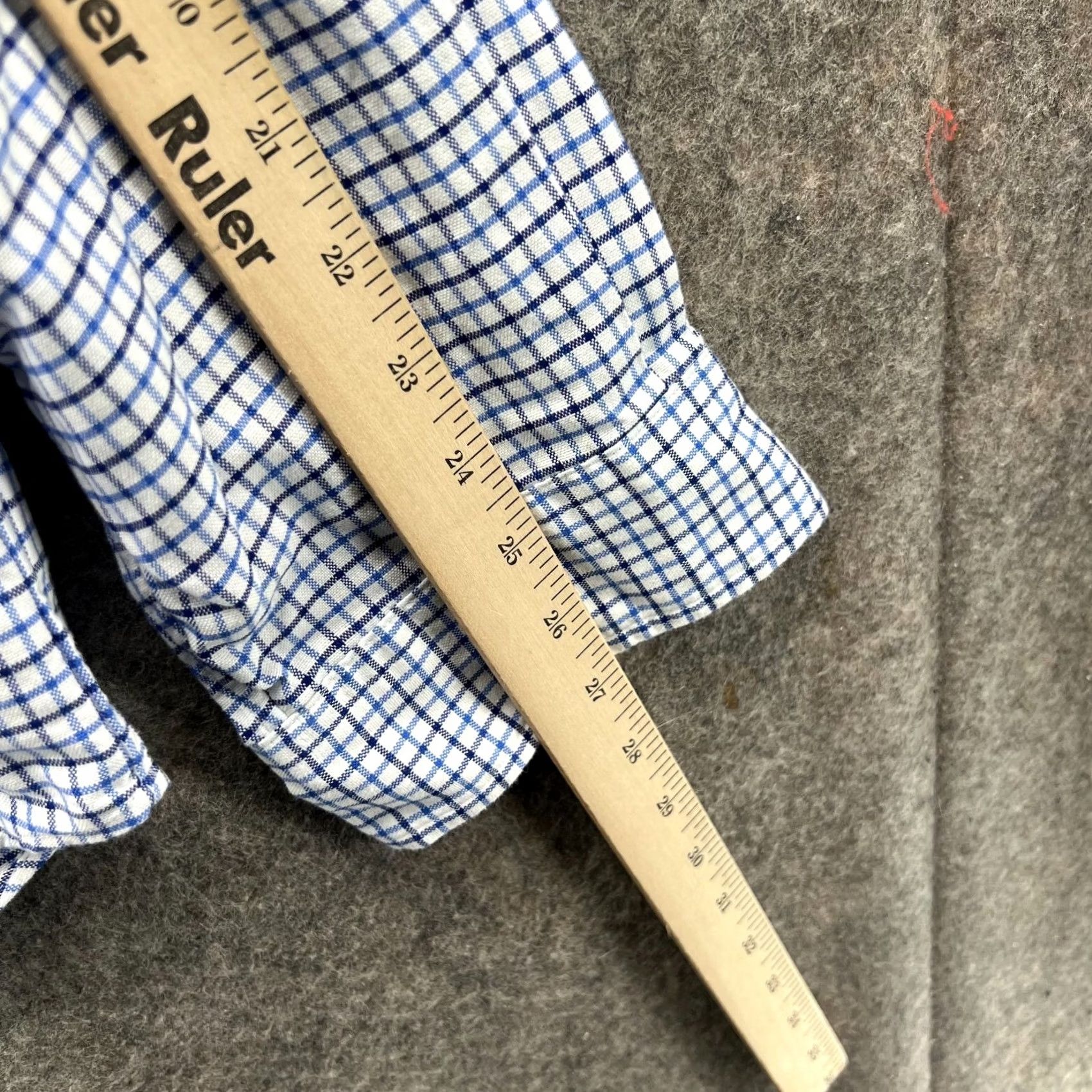 Polo Ralph Lauren VINTAGE Polo Ralph Lauren Shirt Mens XL Blue Button Up Gingham Oxford Pony Shirt Size US XL / EU 56 / 4 - 4 Thumbnail