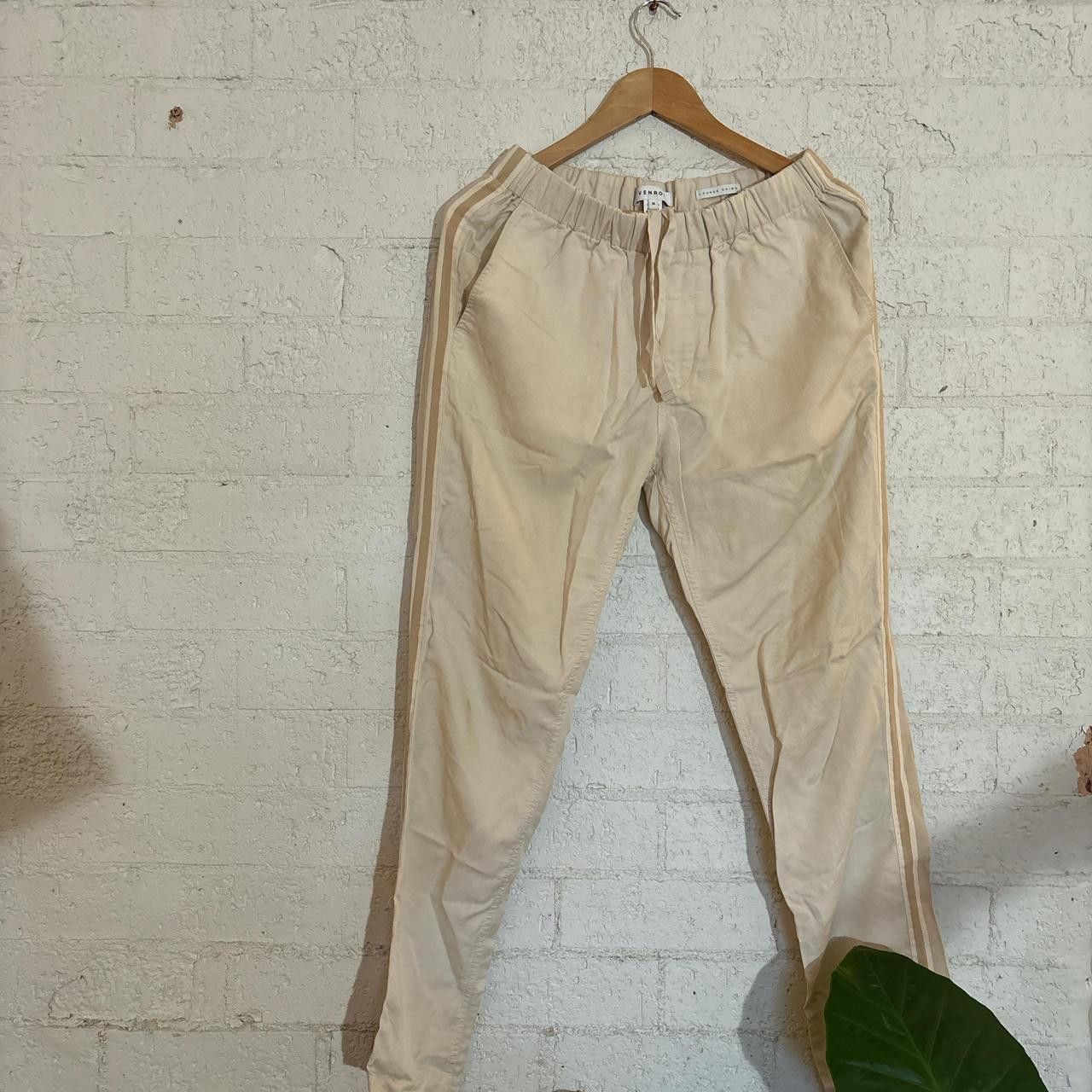 Other VENROY Lounge Chino - Beige / Gold Stripe Size US 32 / EU 48 - 1 Thumbnail
