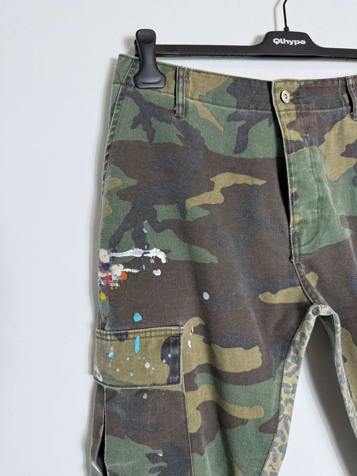 Gallery Dept. Gallery Dept Camo Flares Jeans W34 Paint Distressed Size US 34 / EU 50 - 2 Thumbnail