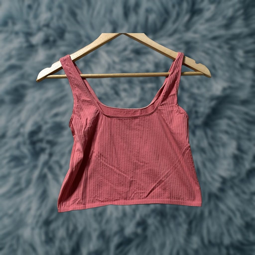 Anthropologie Anthropologie Tank Top Cropped Pink Women L/XL Sleeveless Tank Top Shirt Size L / US 10 / IT 46 - 1 Thumbnail
