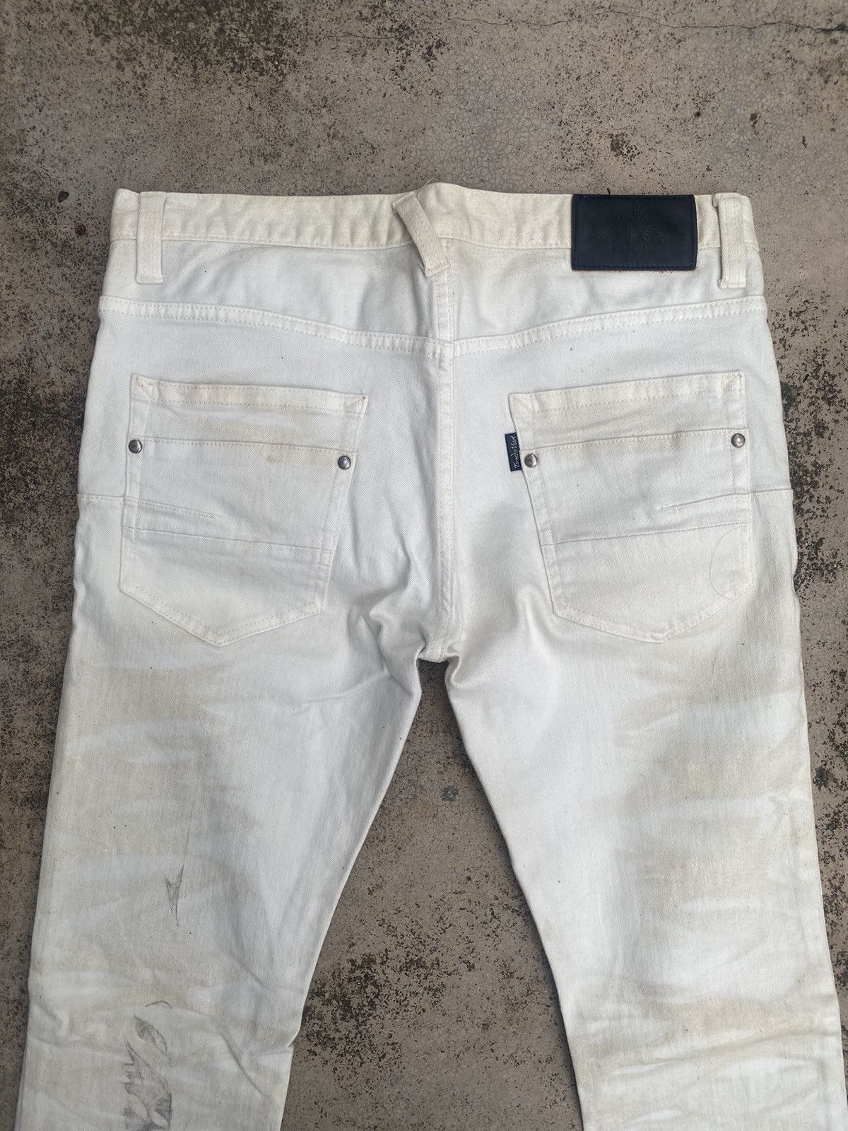 If Six Was Nine × Tornado Mart Tornado Mart Waxed Strechable Jeans Size US 32 / EU 48 - 22 Thumbnail